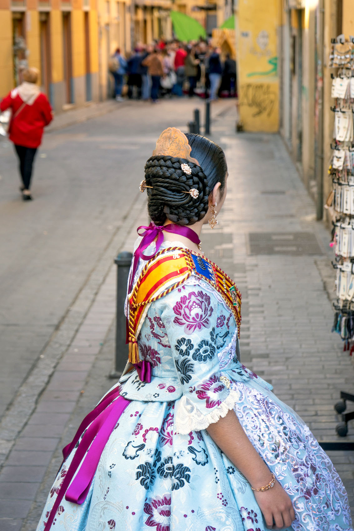 Cant de L'Estoreta Fallas 2020 - The Traditional Children Parade Before La Planta 37 Fallera Infantil