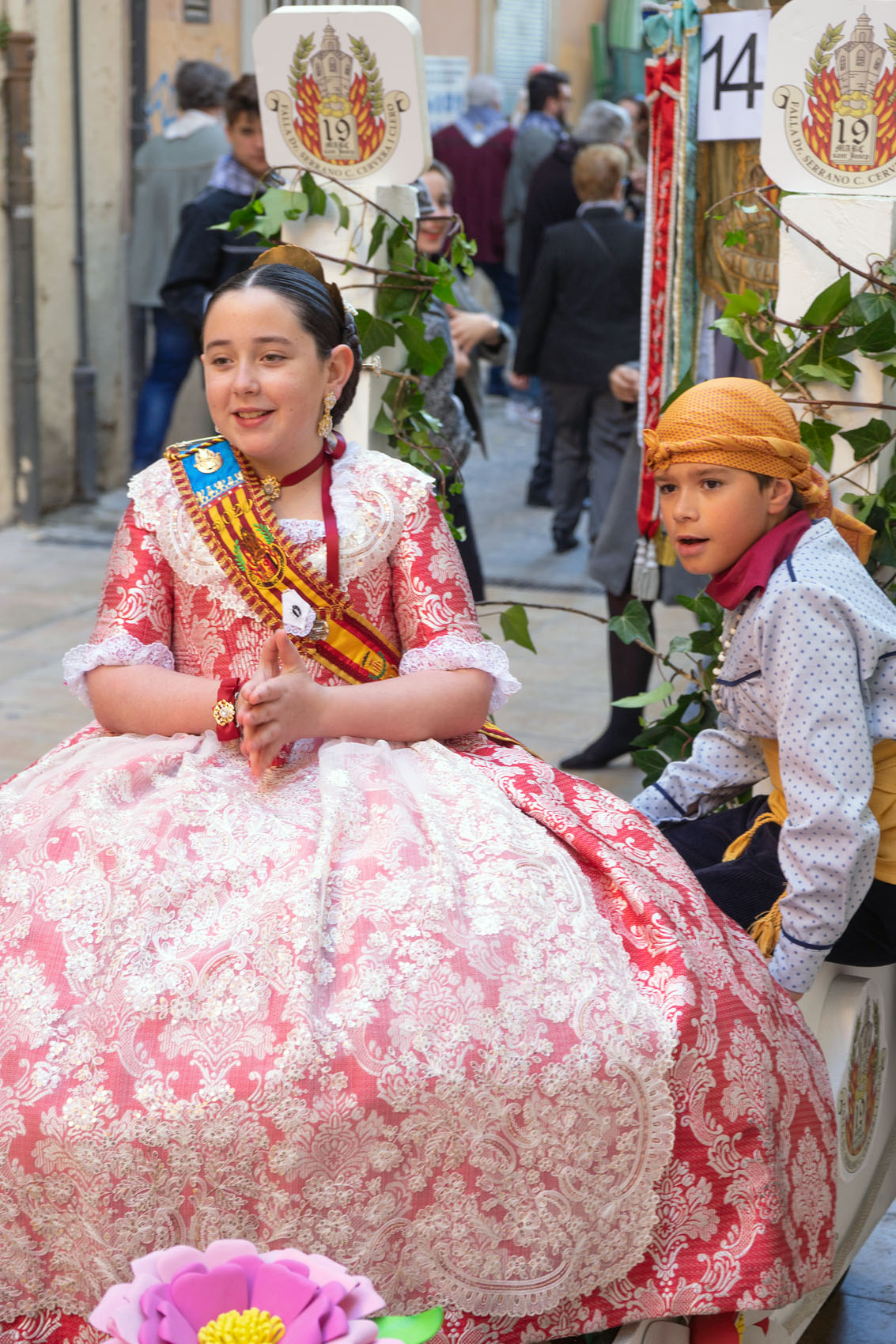 Cant de L'Estoreta Fallas 2020 - The Traditional Children Parade Before La Planta 36 Cant de l'estoreta