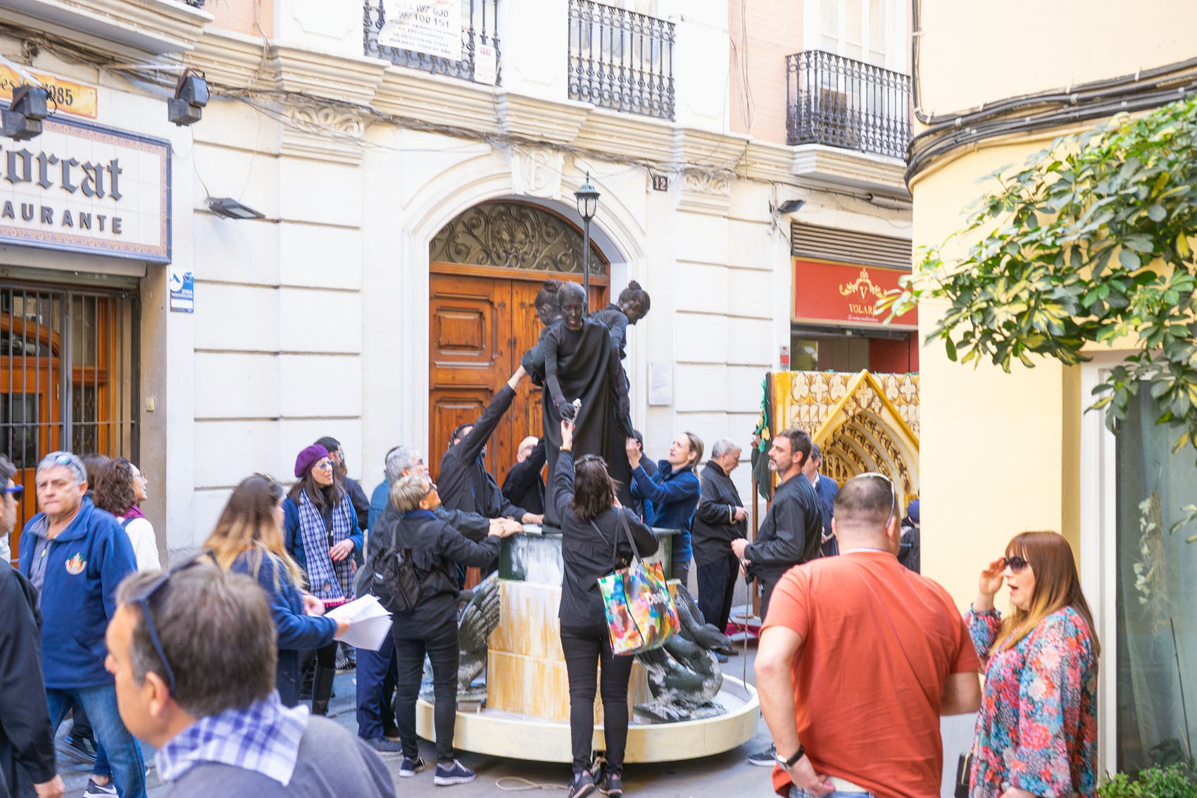 Cant de L'Estoreta Fallas 2020 - The Traditional Children Parade Before La Planta 21 Cant de l'estoreta