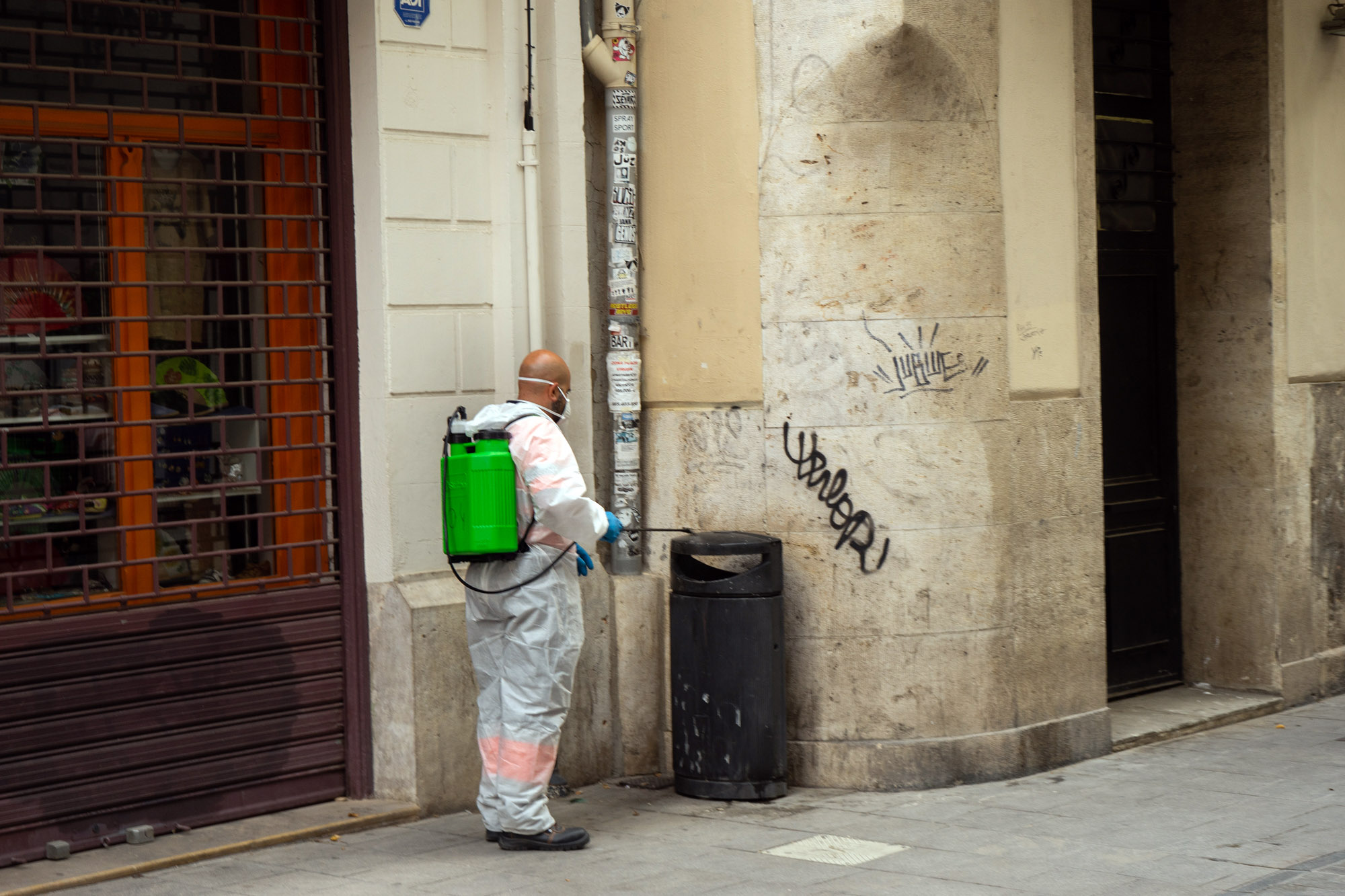 A City Deserted: Valencia After the Lockdown 1 Disinfecting Streets Valencia