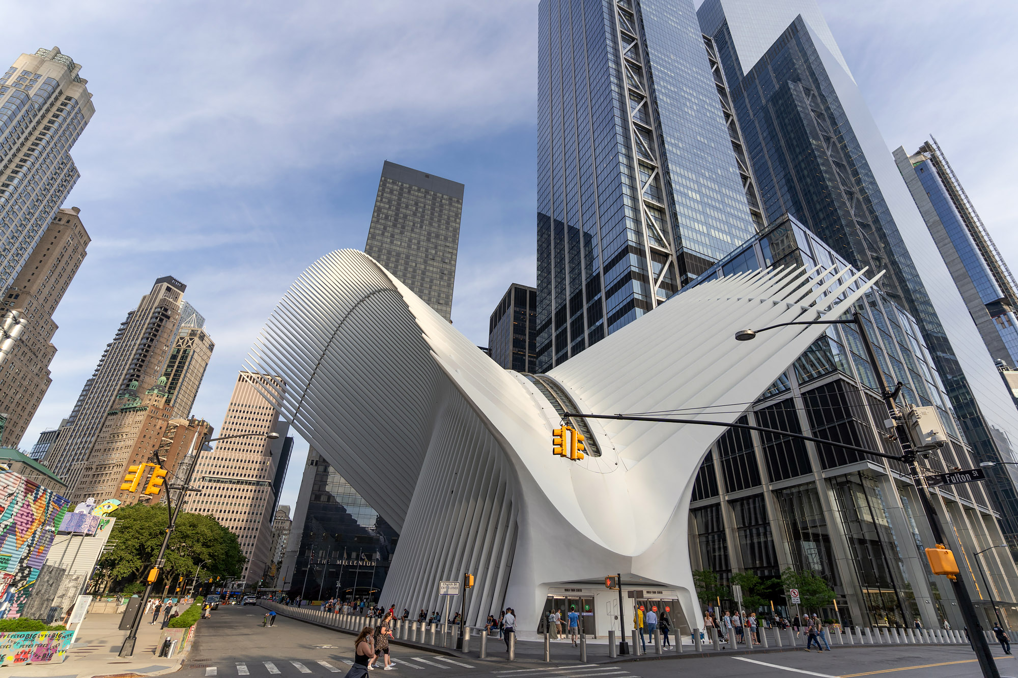 Calatrava's World Trade Center Transportation Hub (PATH) Station 2 World Trade Center Transportation Hub by Calatrava