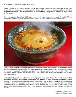 Bolivia Travel Ebook Sample Page