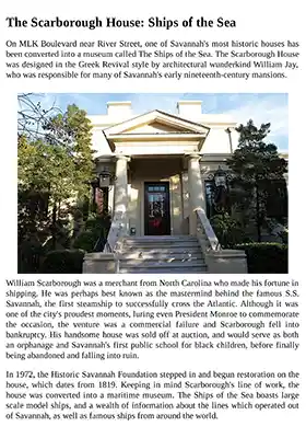 Savannah-Book 3 Savannah Travel Ebook Sample Page
