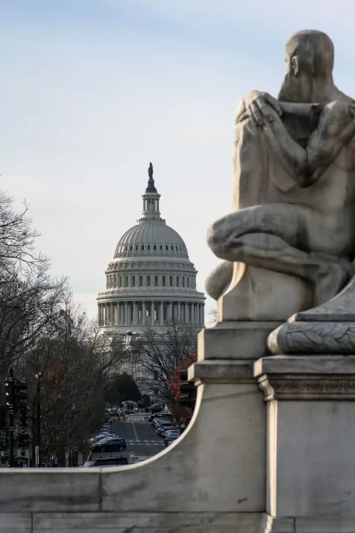 Capitol Building seen from Union Station