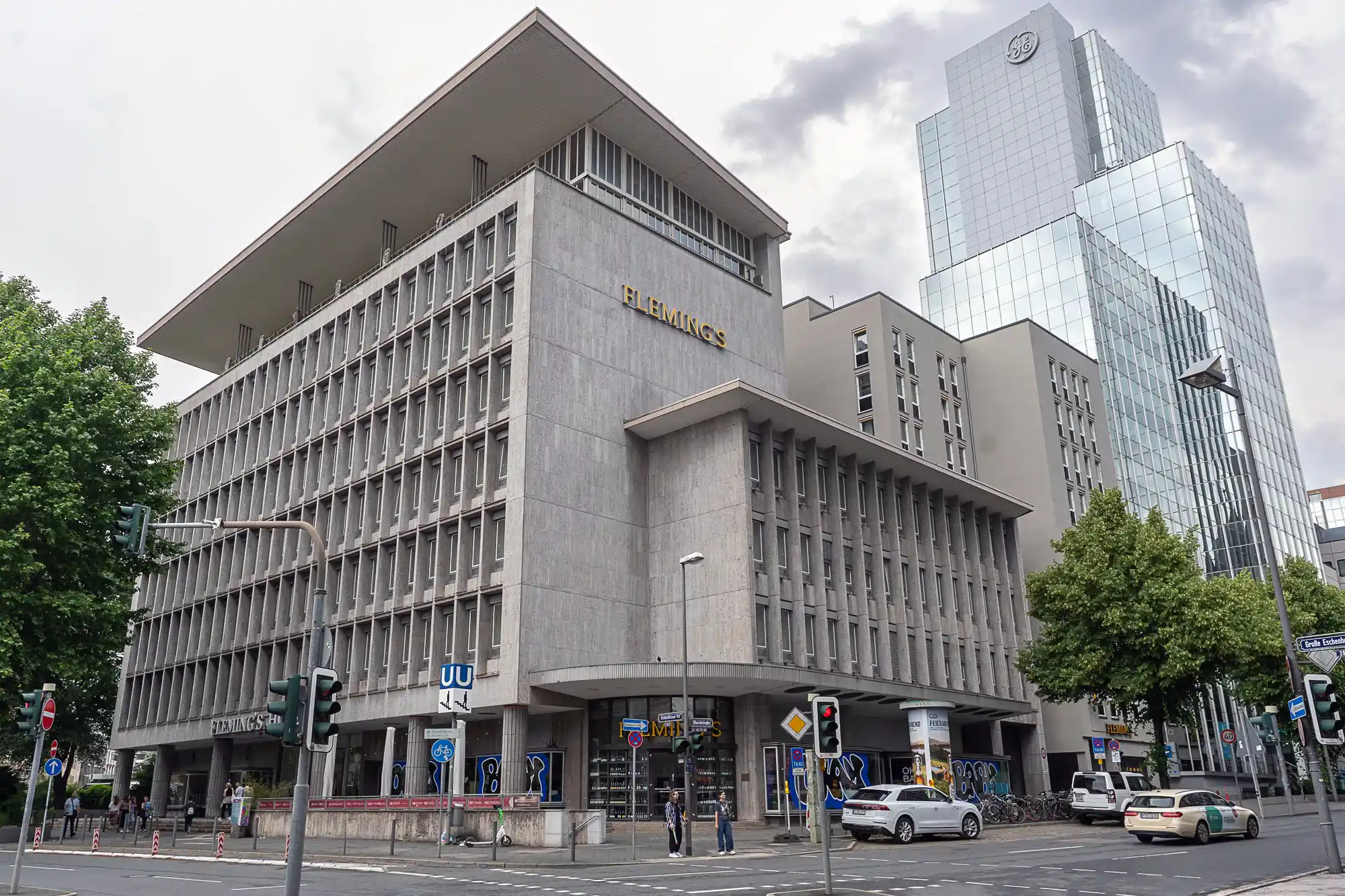 Post Modern Architecture Frankfurt withe Flemings Hotel