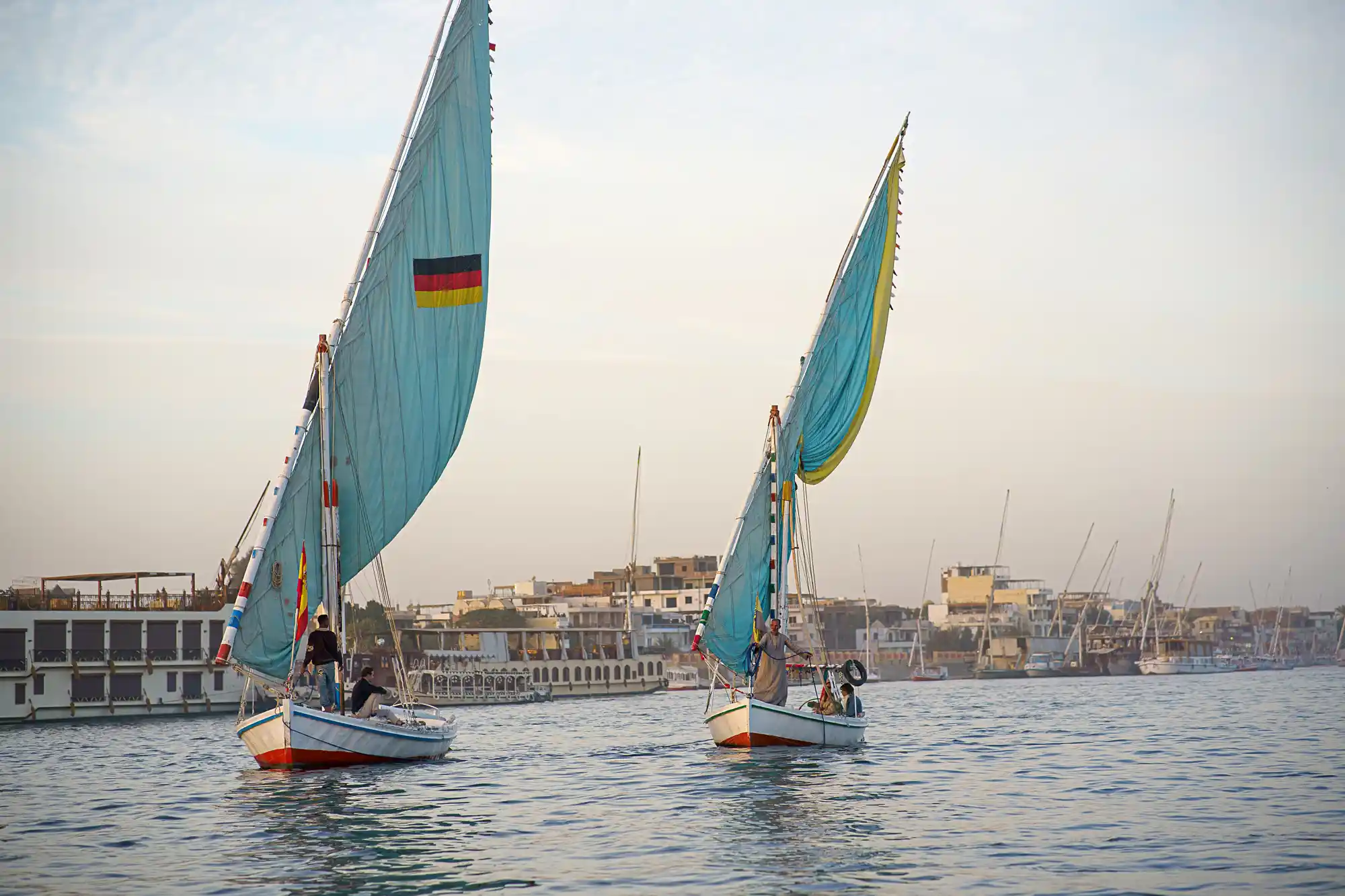 Felucca boats