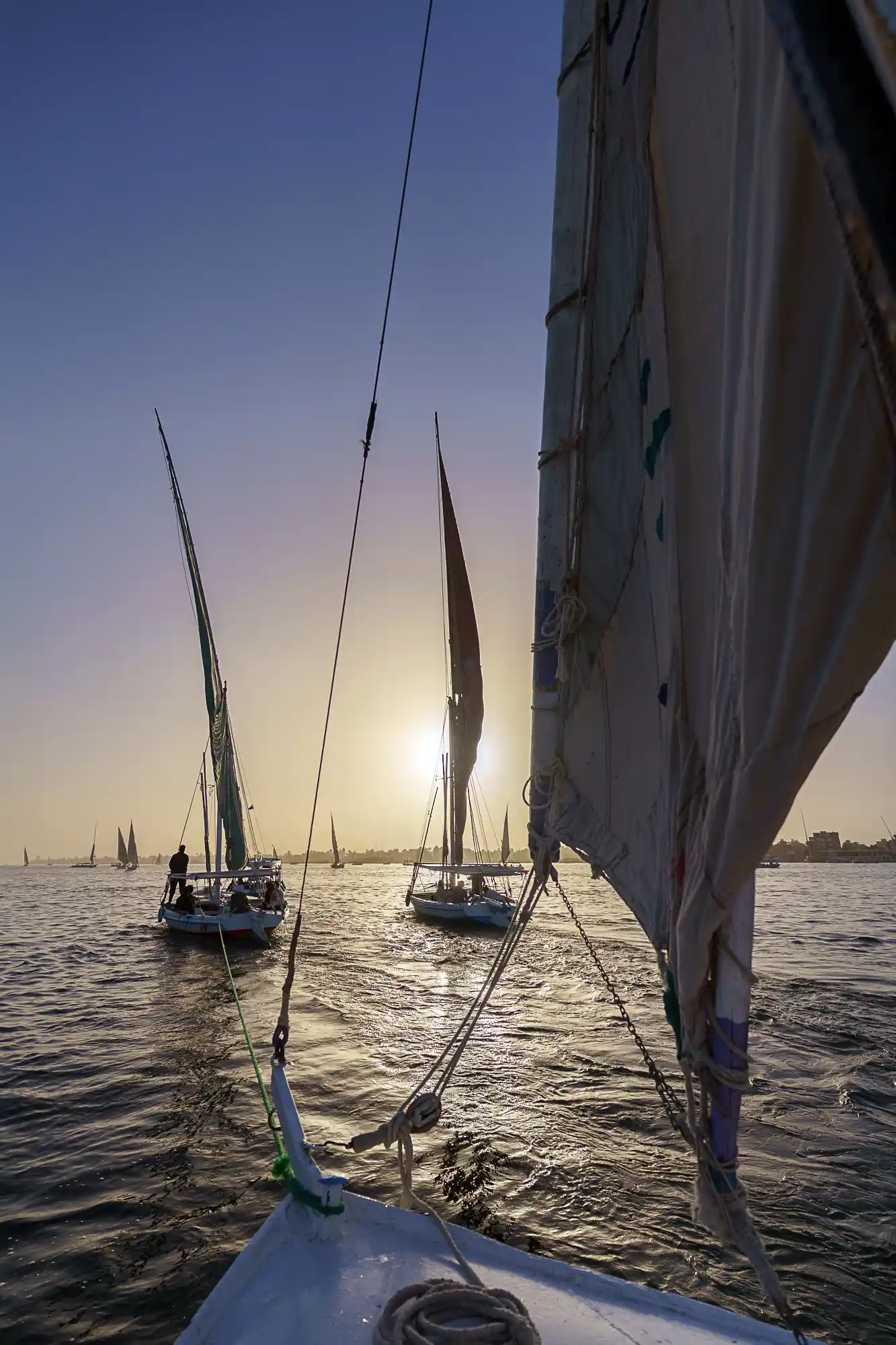 Sailing the Nile River in Luxor