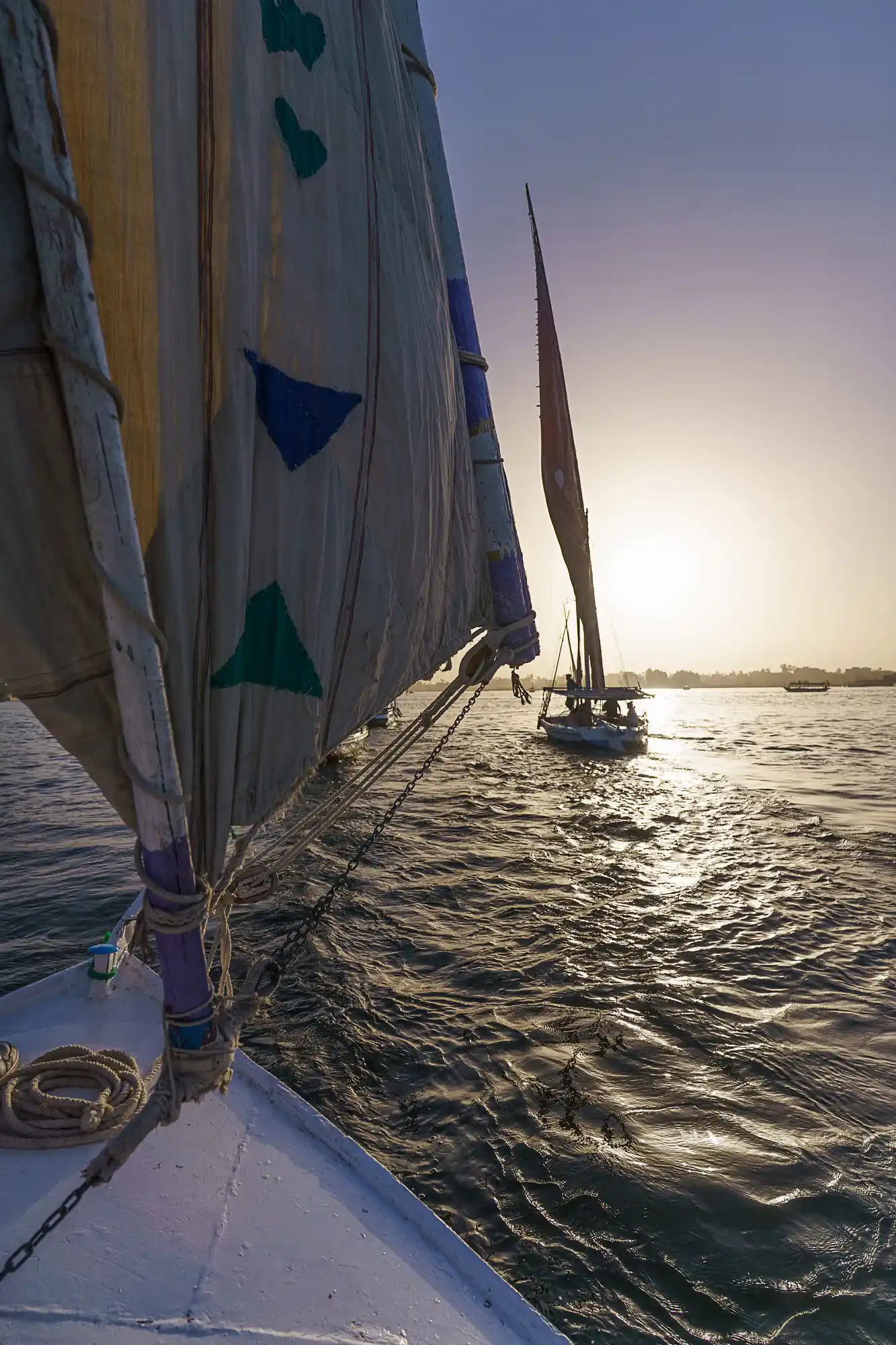 On the nile with a Felucca