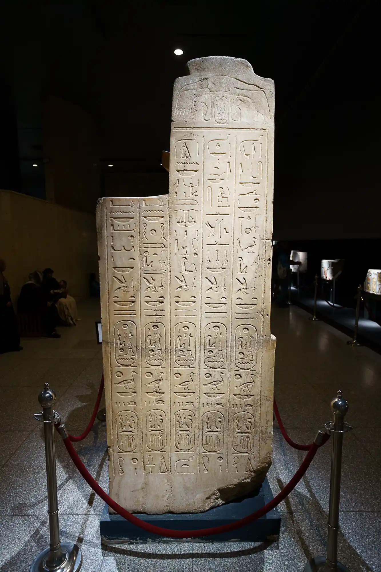 Egyptian antiquities on display in Luxor