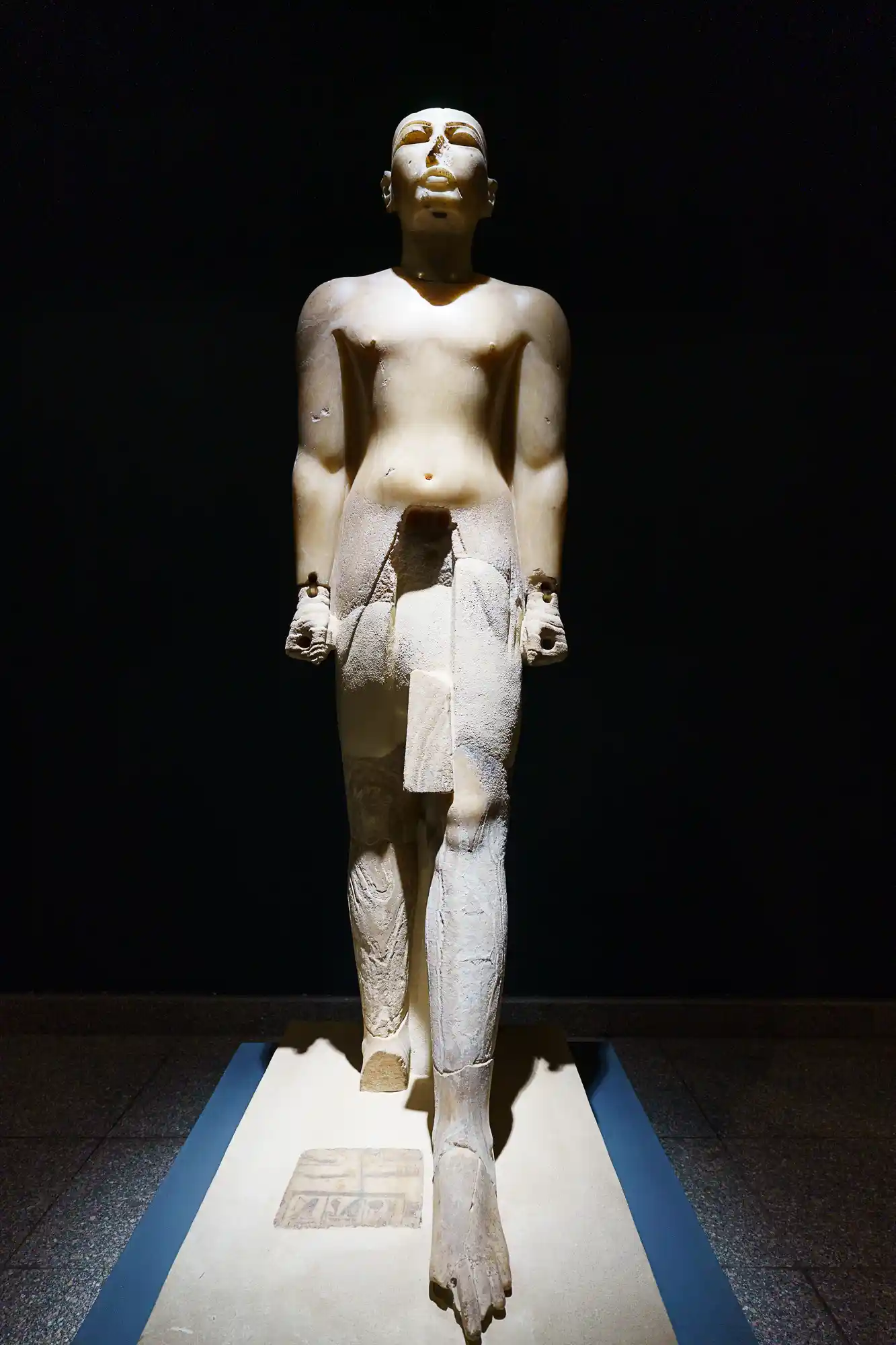 Statue from the underground cache found near Luxor Temple