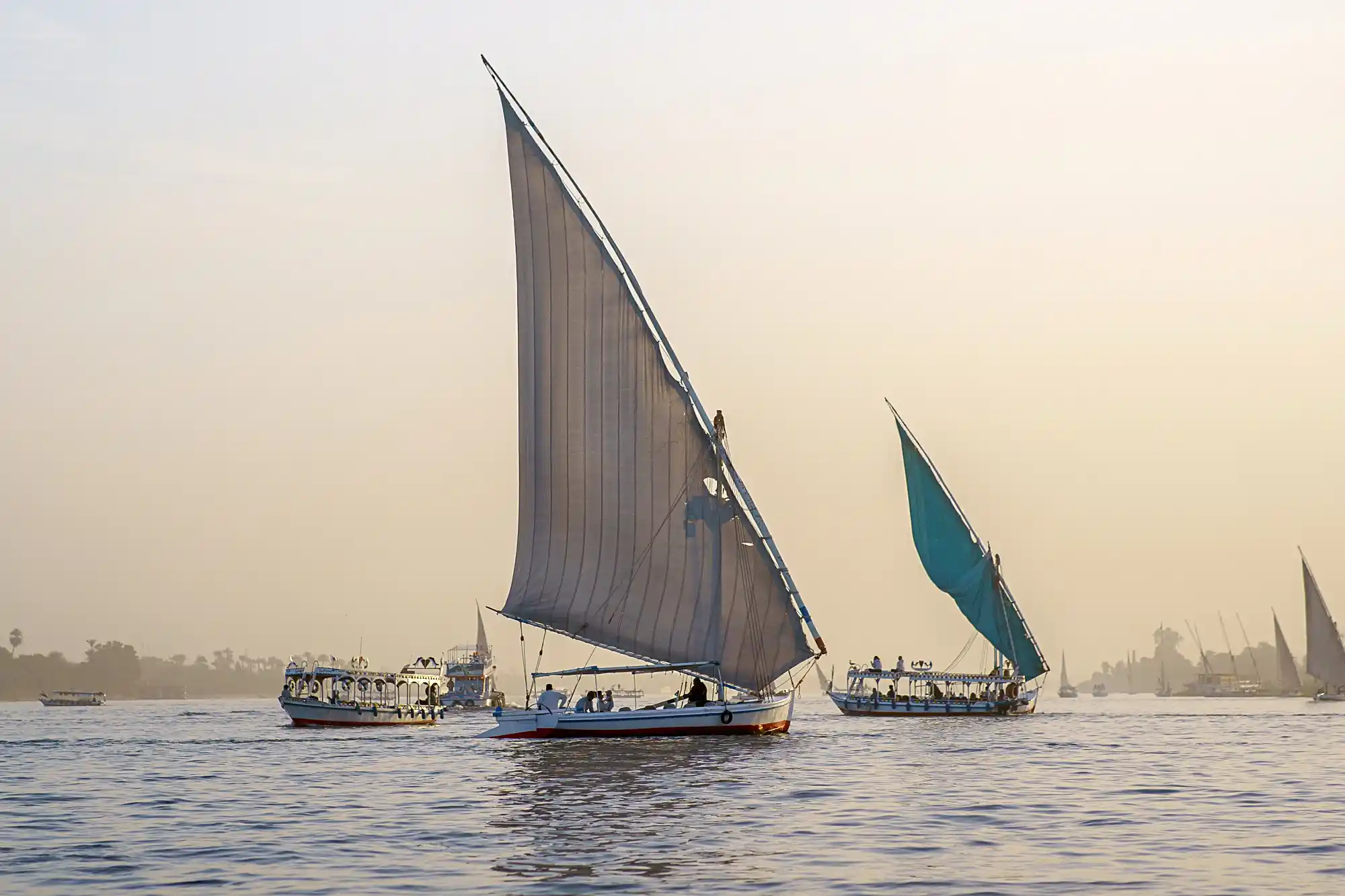 Sailing the Nile River in Luxor