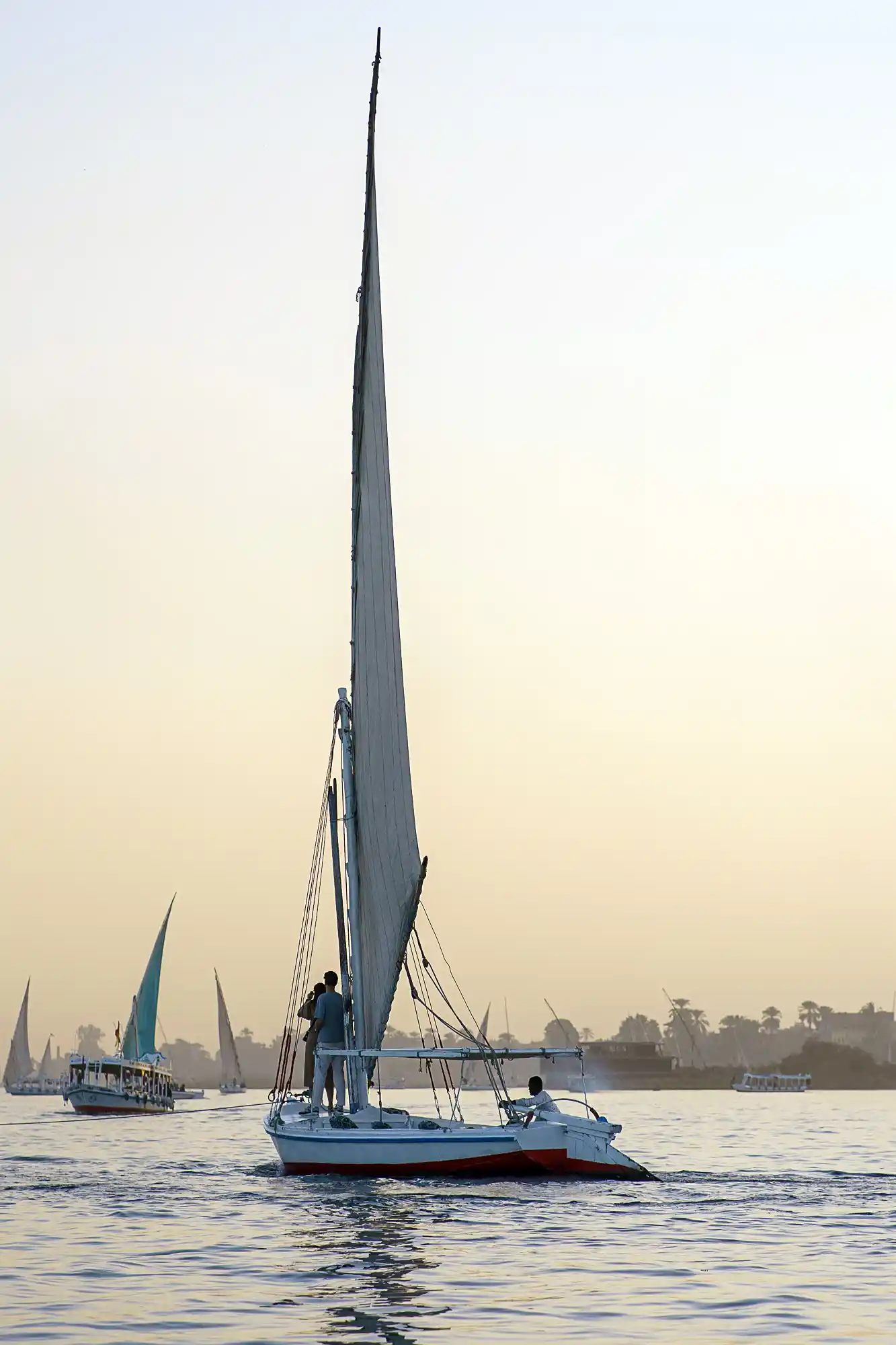 A felucca boat ride near Luxor