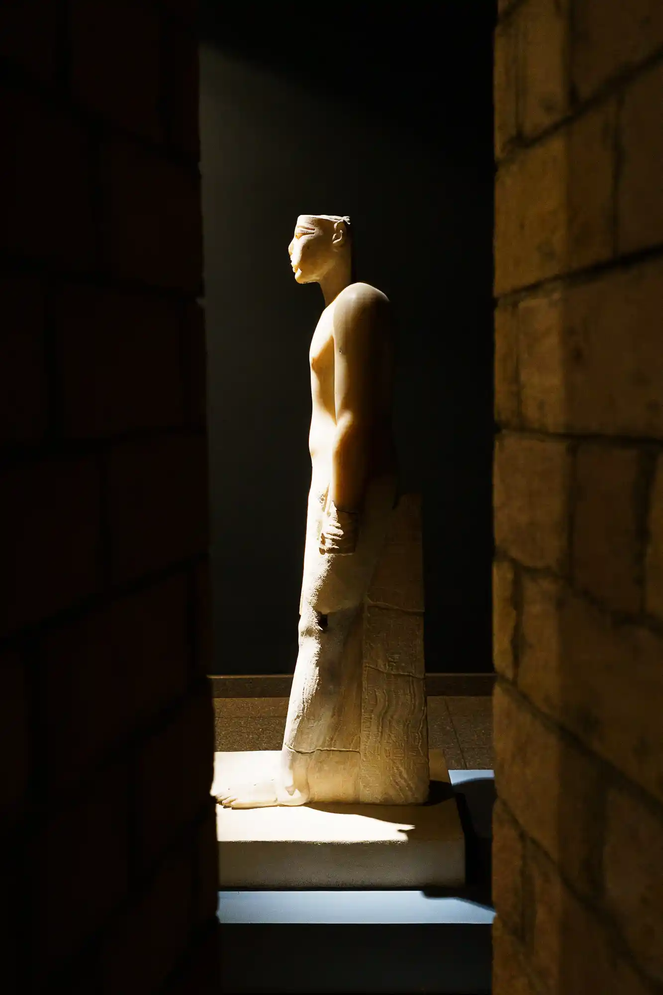 Egyptian antiquities on display in Luxor