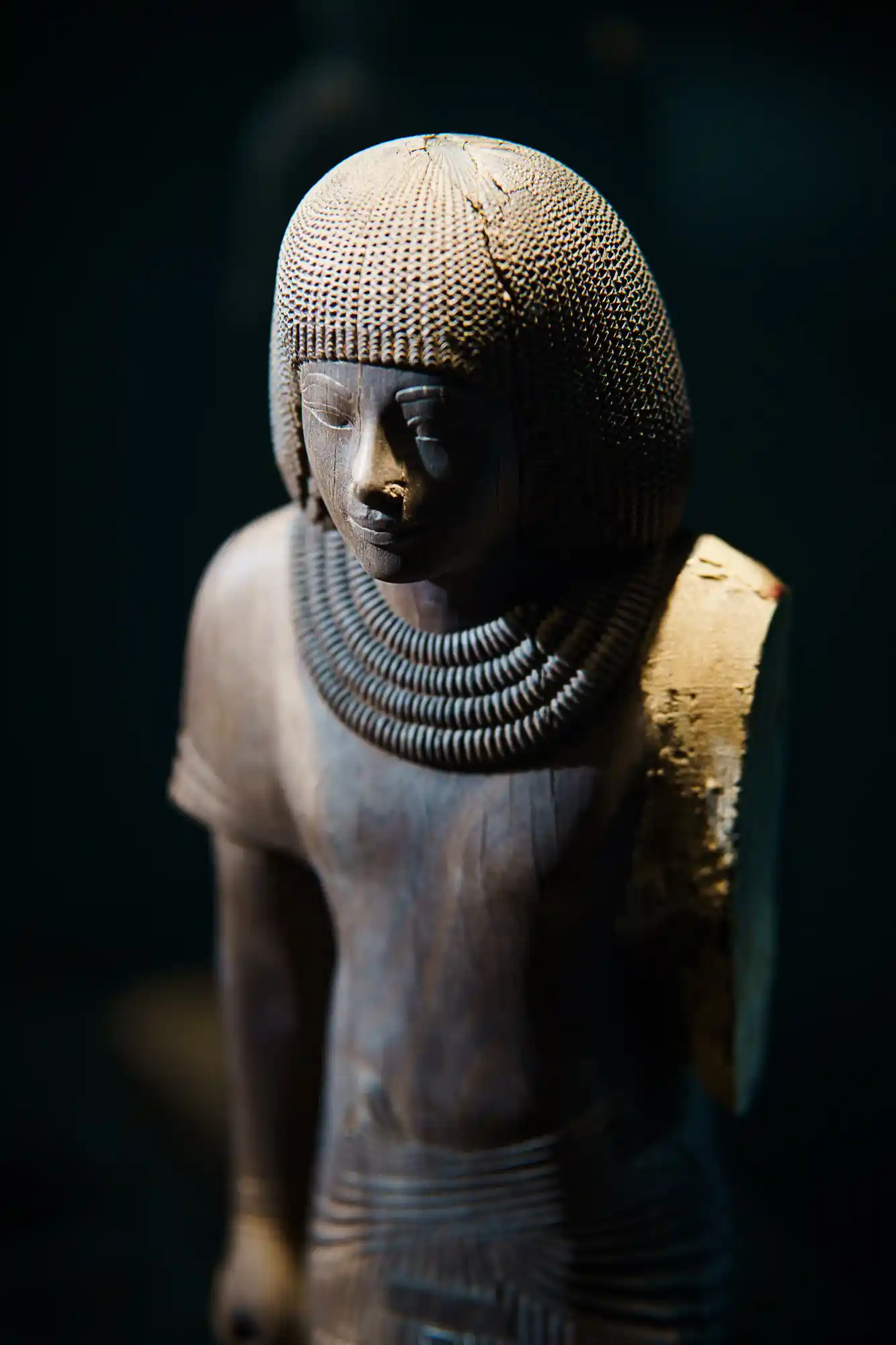 Statue from the underground cache found near Luxor Temple