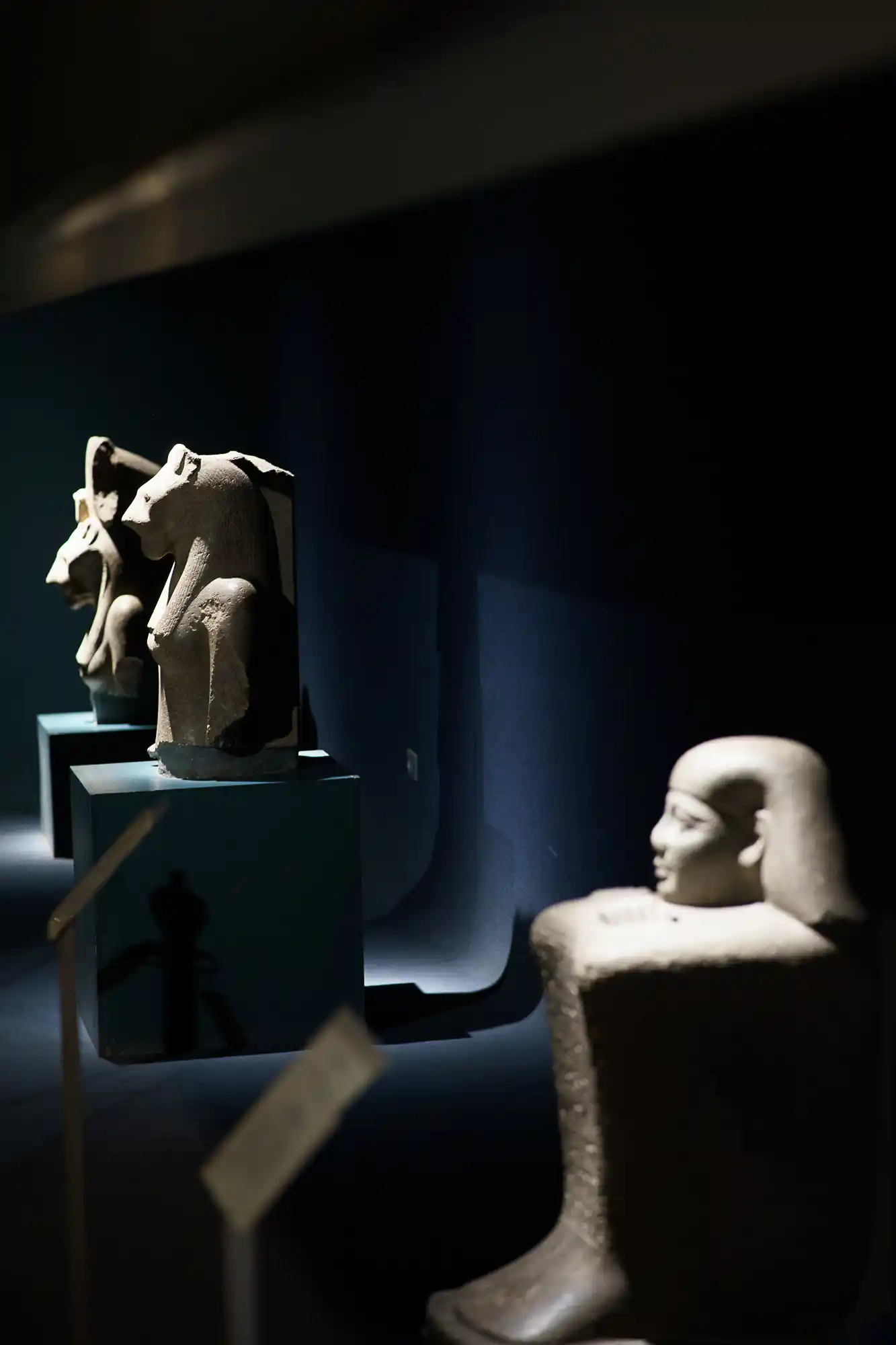 Carved relief inside the Luxor Museum