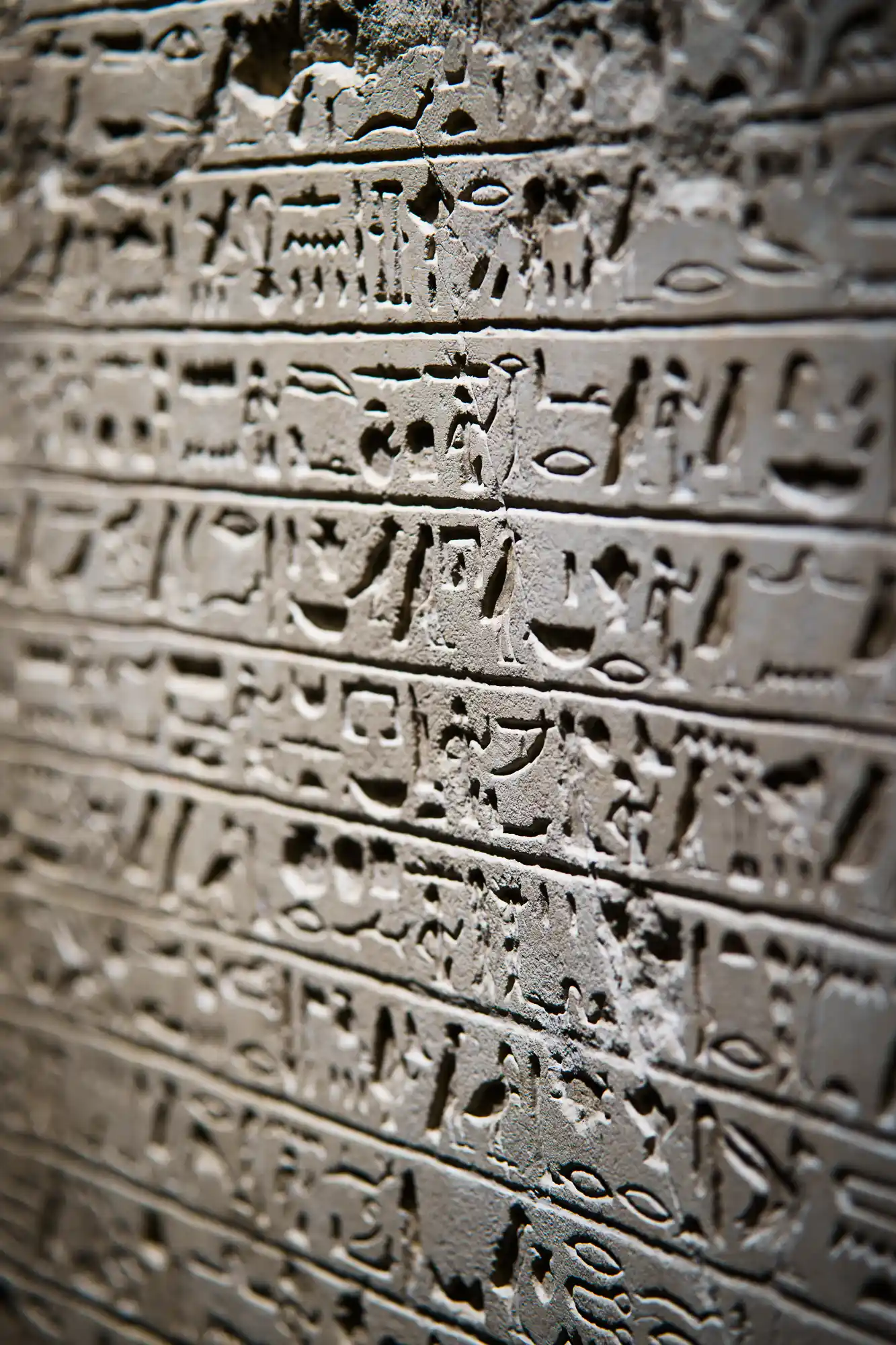 Museum display of Theban treasures