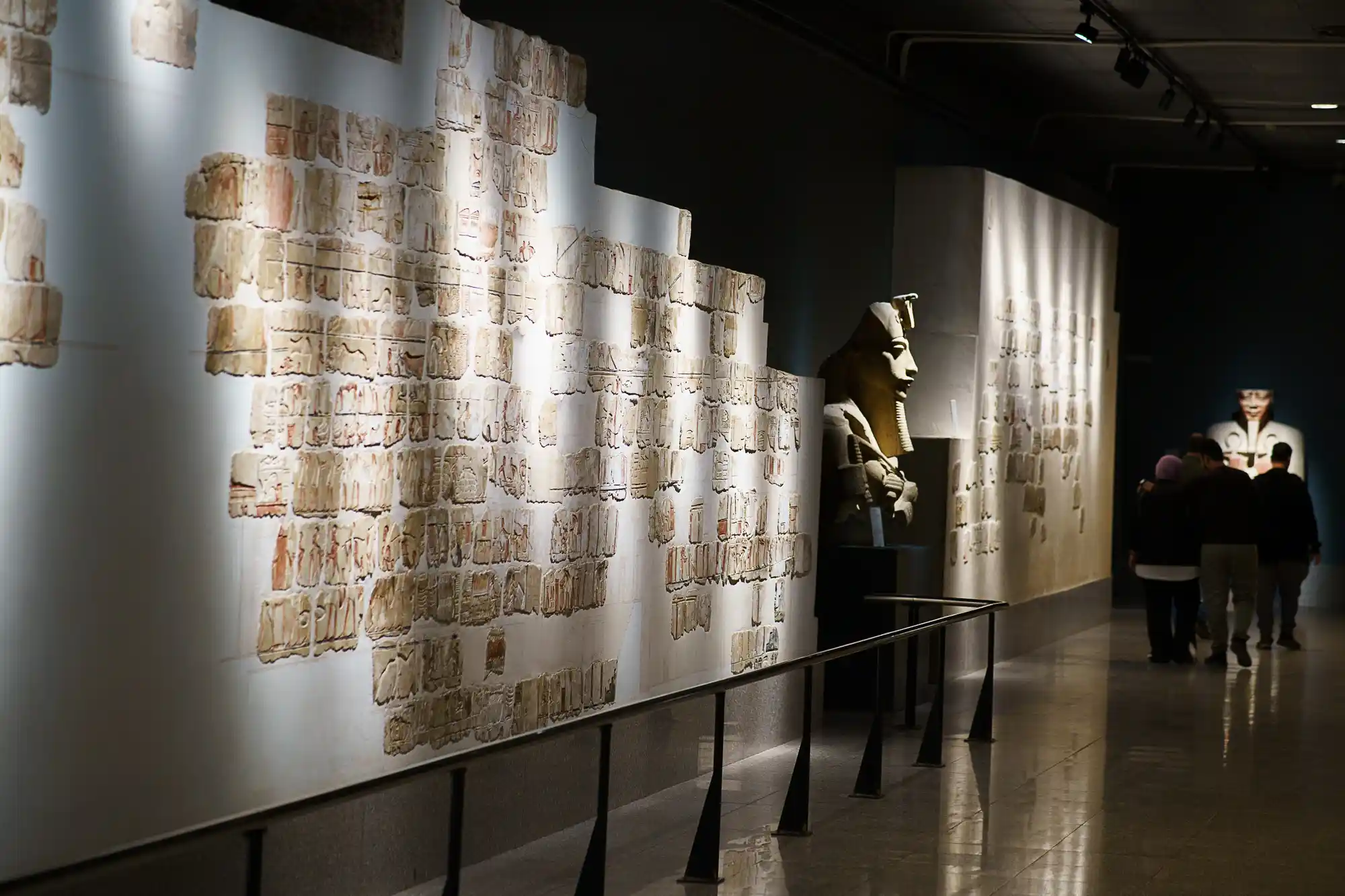 Detail of an artifact at the Luxor Museum