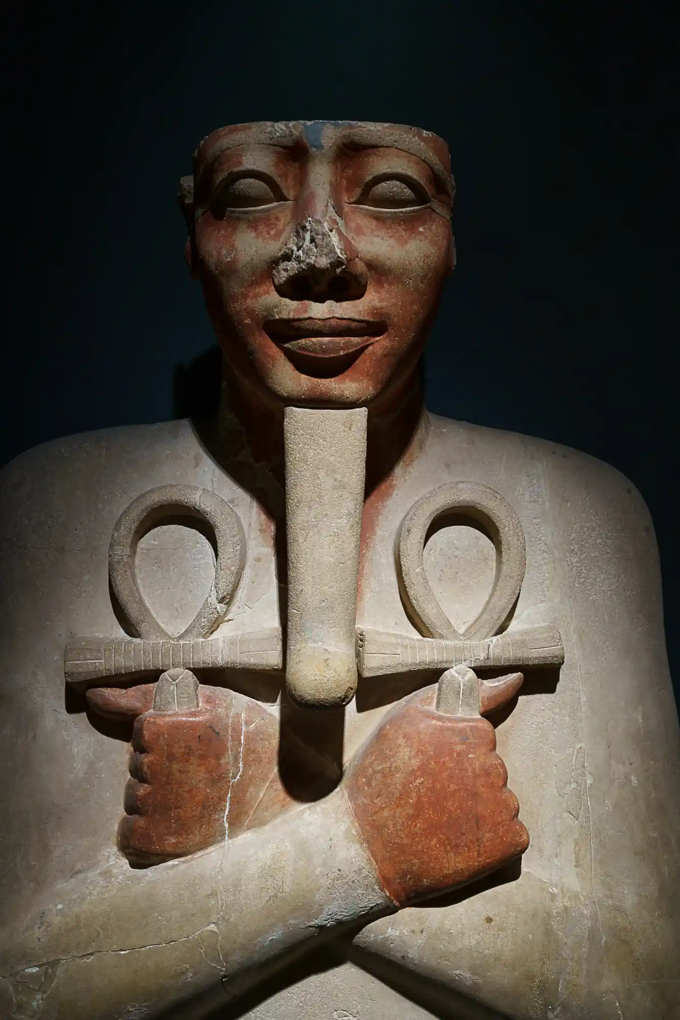 Hieroglyphic carving at the Luxor Museum