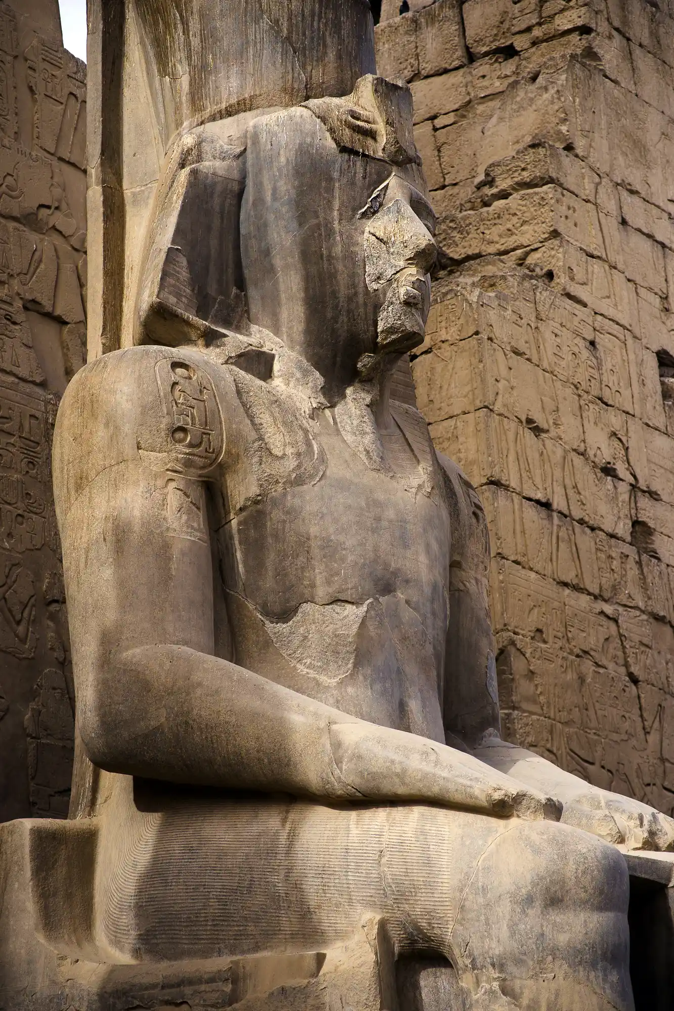 Ramses II statue at the temple