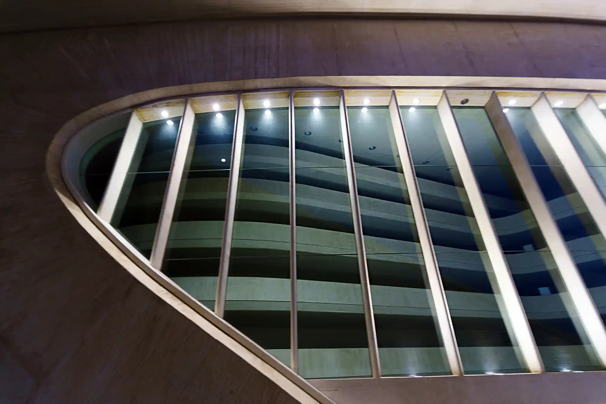 Inside Calatrava's Palau de les Arts