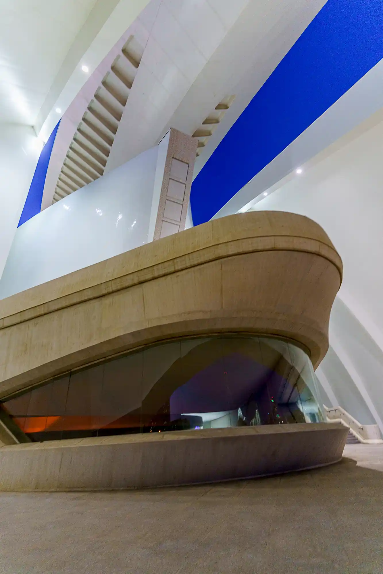Inside Calatrava's Palau de les Arts