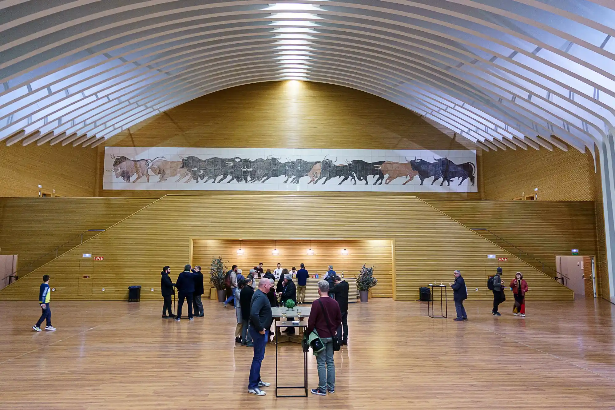 Inside L'Auditori at the Opera House