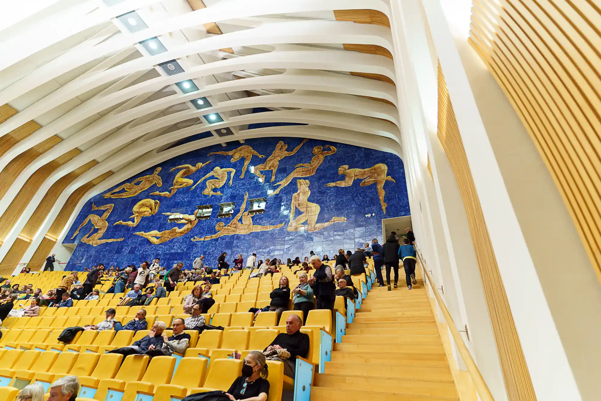 Architectural detail of the Palau de les Arts