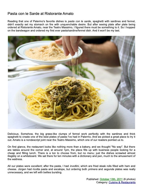 Sample page 2 from Palermo For 91 Days For 91 Days