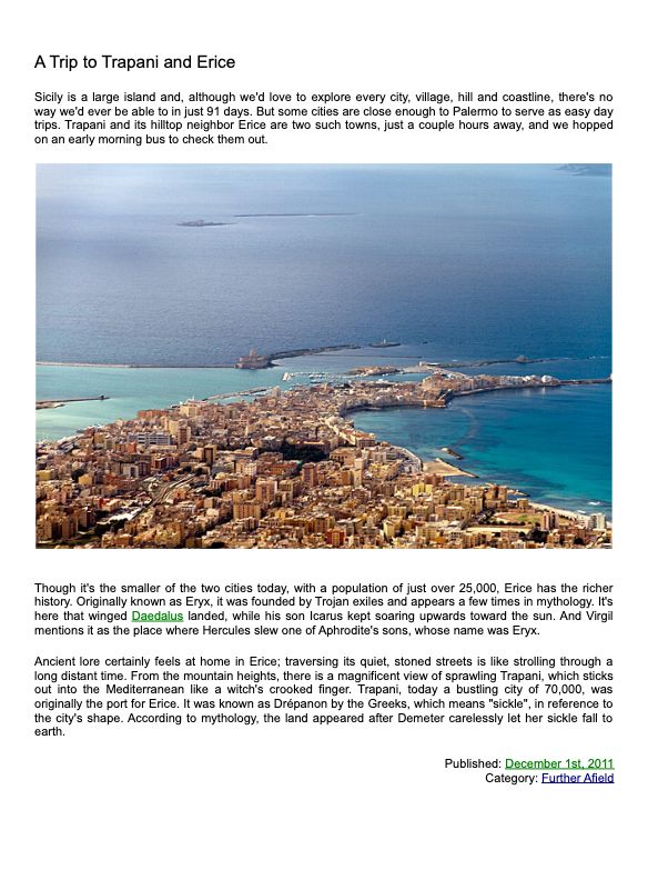 Sample page 4 from Palermo For 91 Days For 91 Days