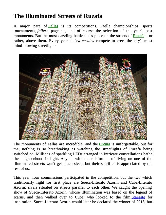 Sample page 1 from Valencia For 91 Days For 91 Days