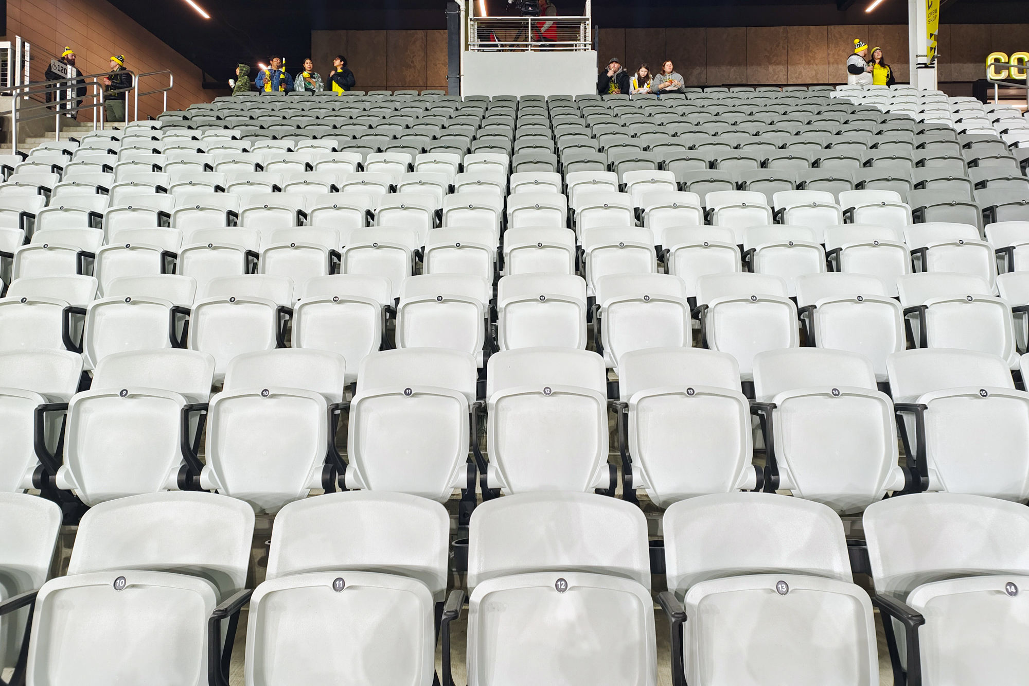 Folding seats lower.come field