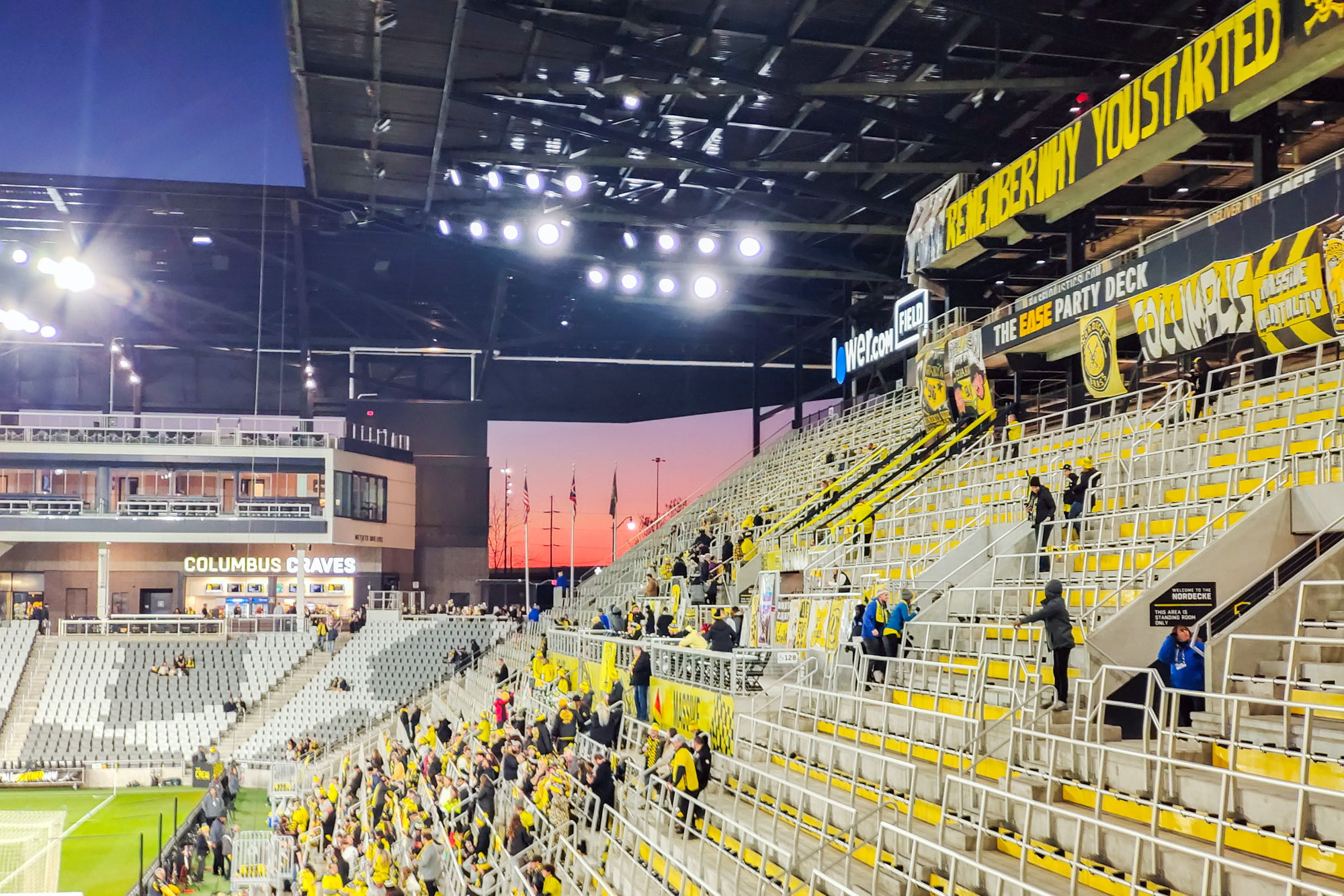 The Crew fan seating