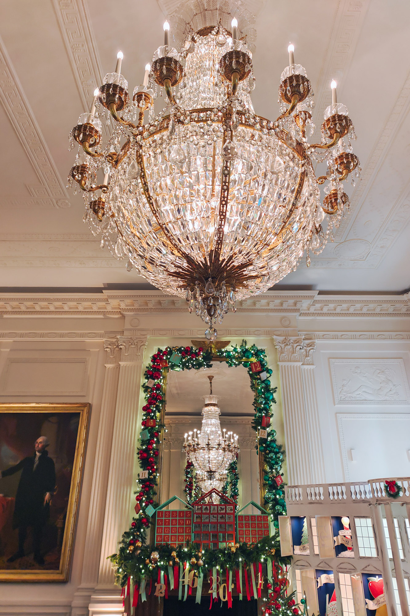 Christmas Chandelier at the White House