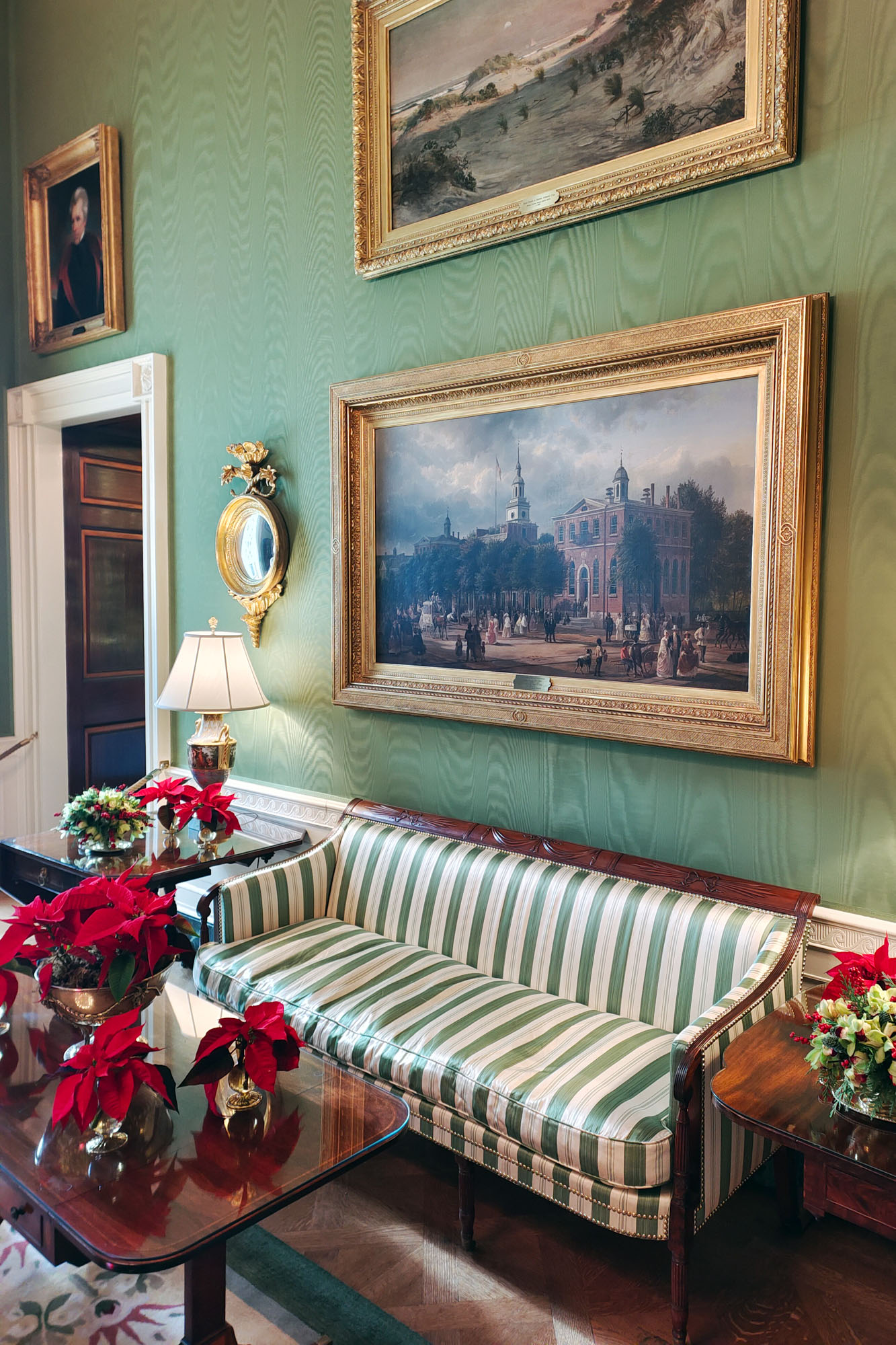 White House Green Room Sofa