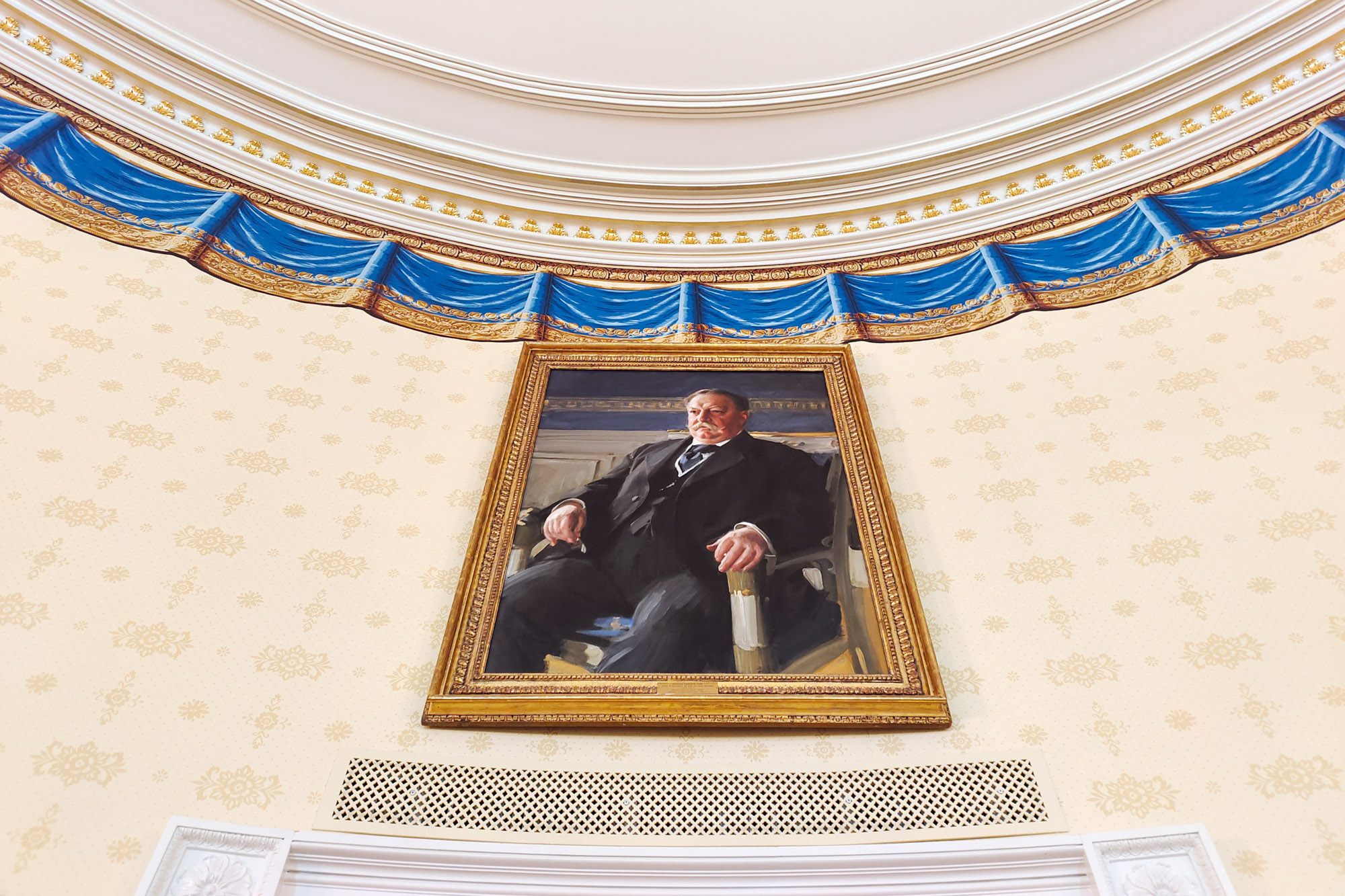 Blue Room painting at the White House