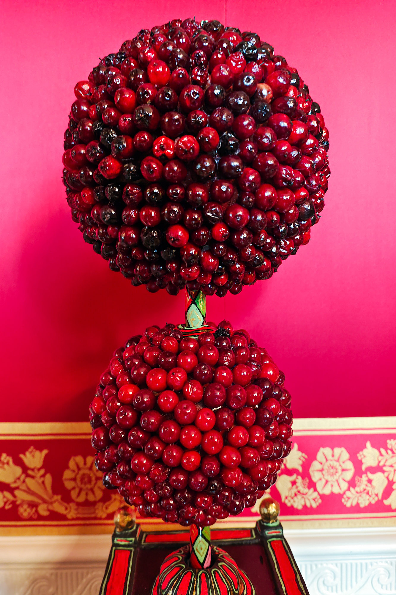 Cranberry Christmas Decoration at the White House