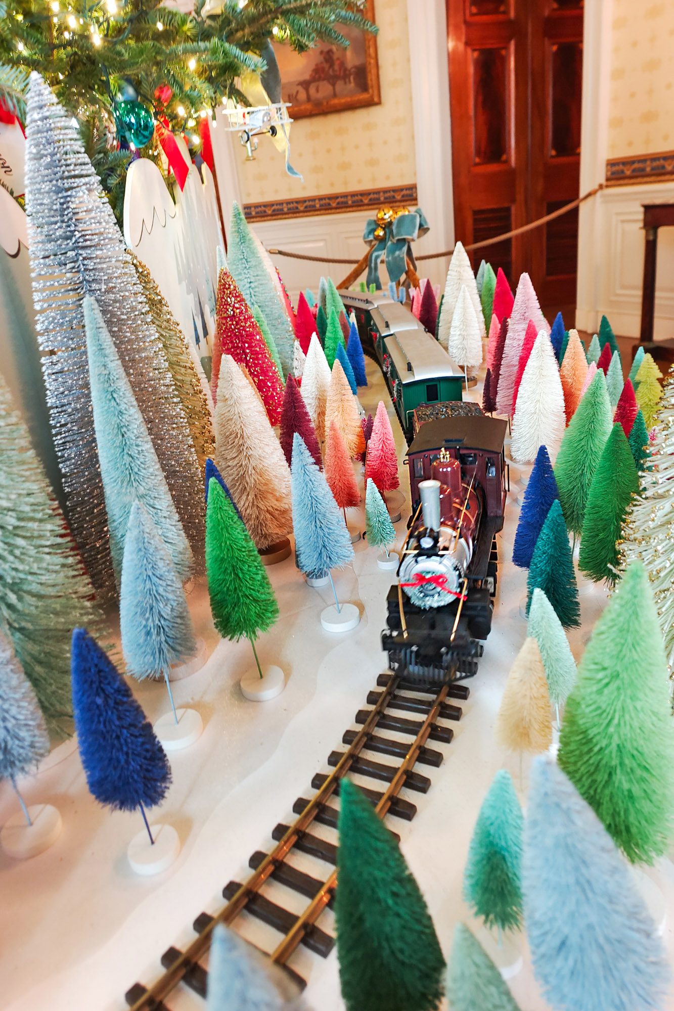 Christmas Tree Train at the White House