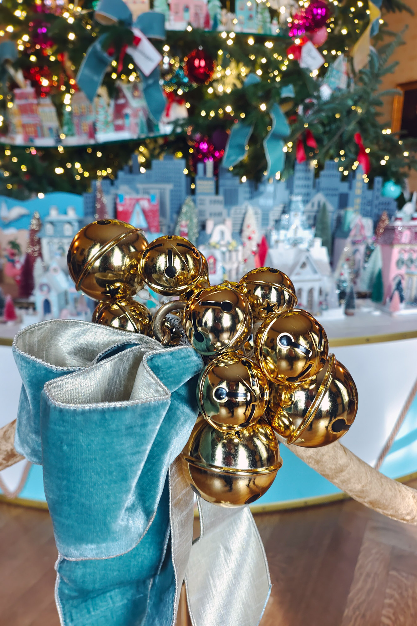 Golden Christmas Bells at the White House