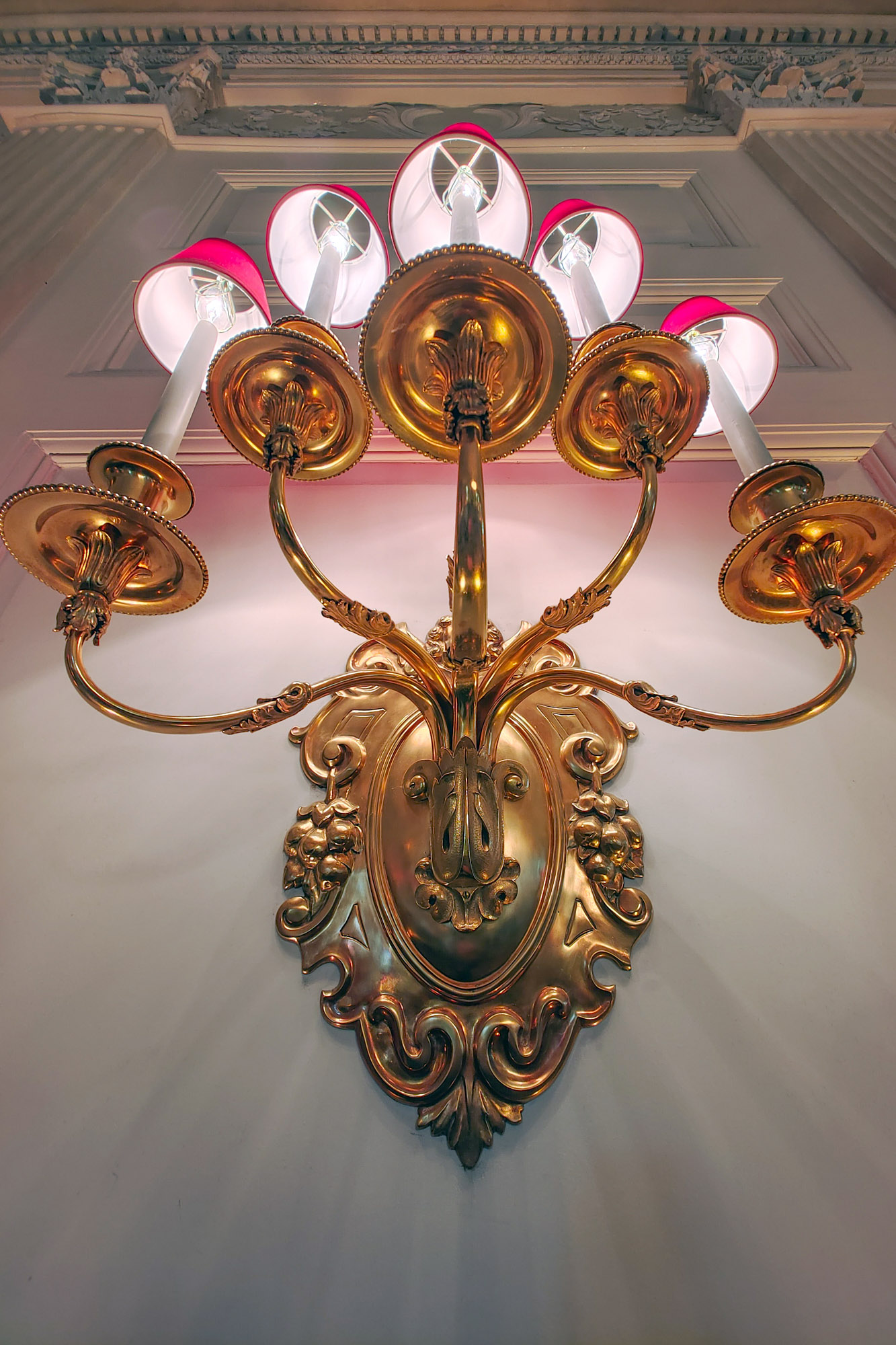 Wall lamp at the White House