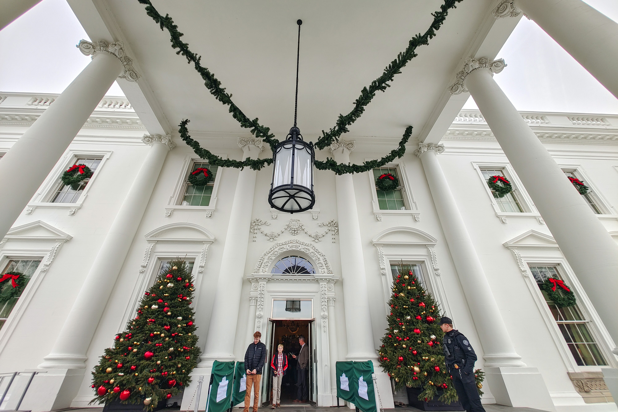Outside Christmas Decoration at the White House