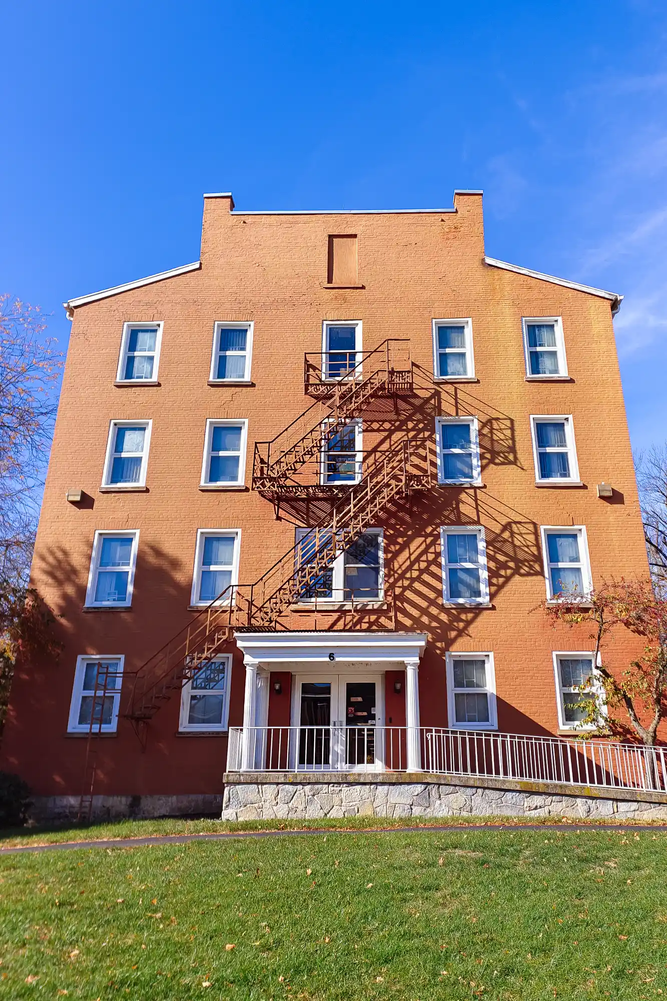 Fire escape at Wittenberg Campus