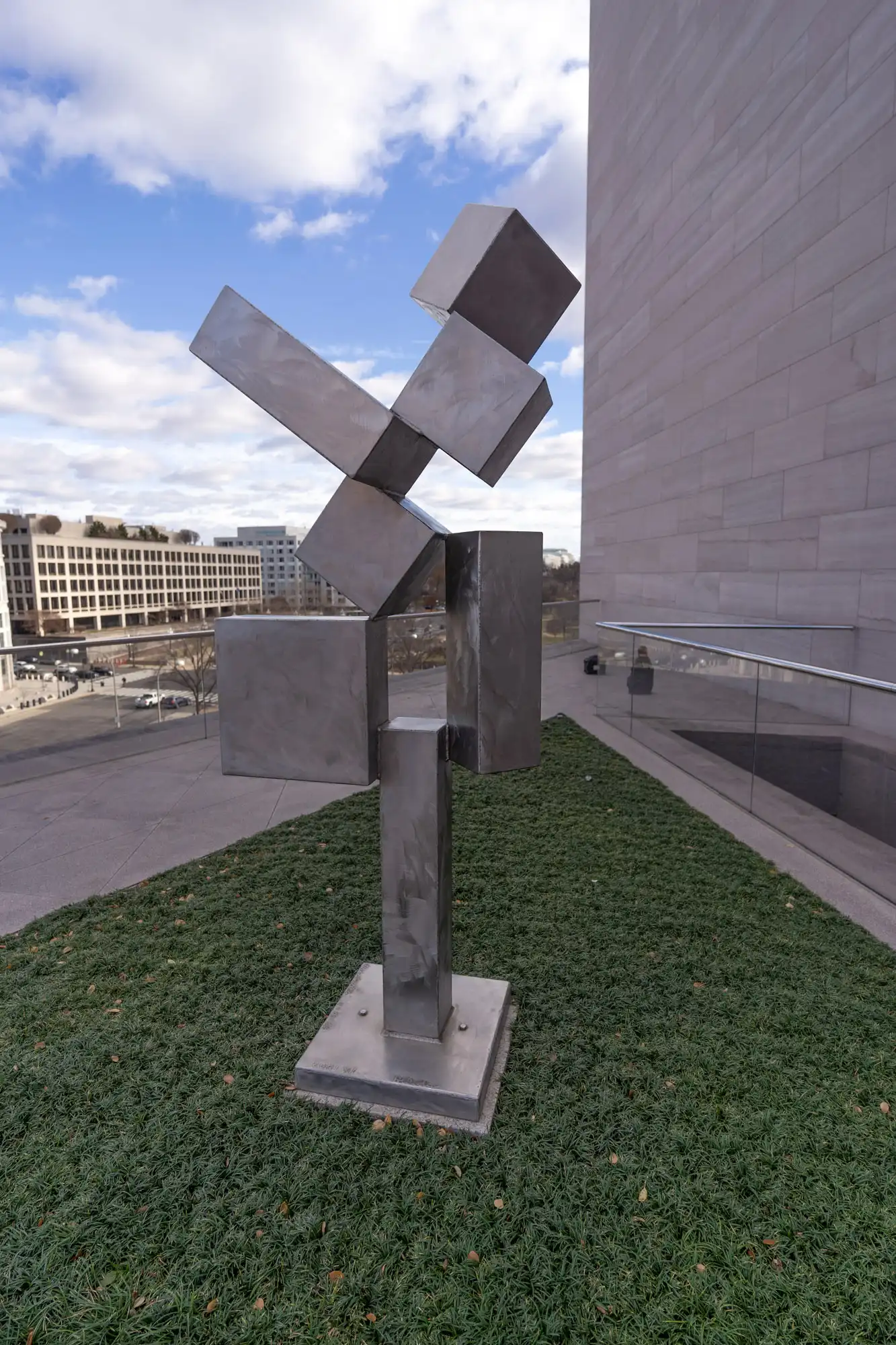 Cube art statue