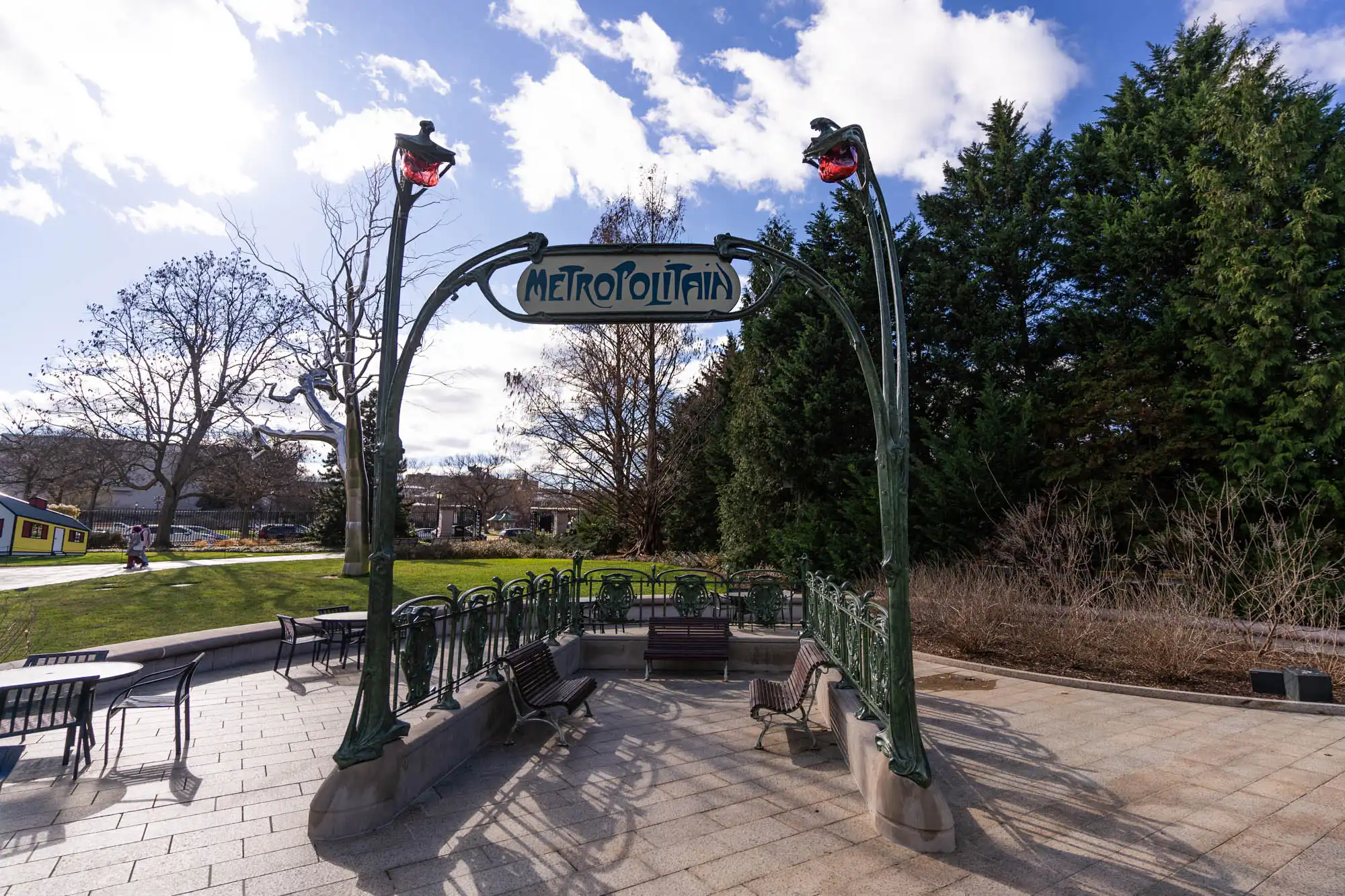 An Entrance to the Paris Métropolitain by Hector Guimard