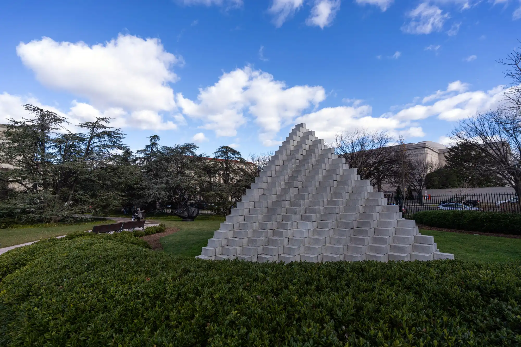Four-Sided Pyramid by Sol LeWitt