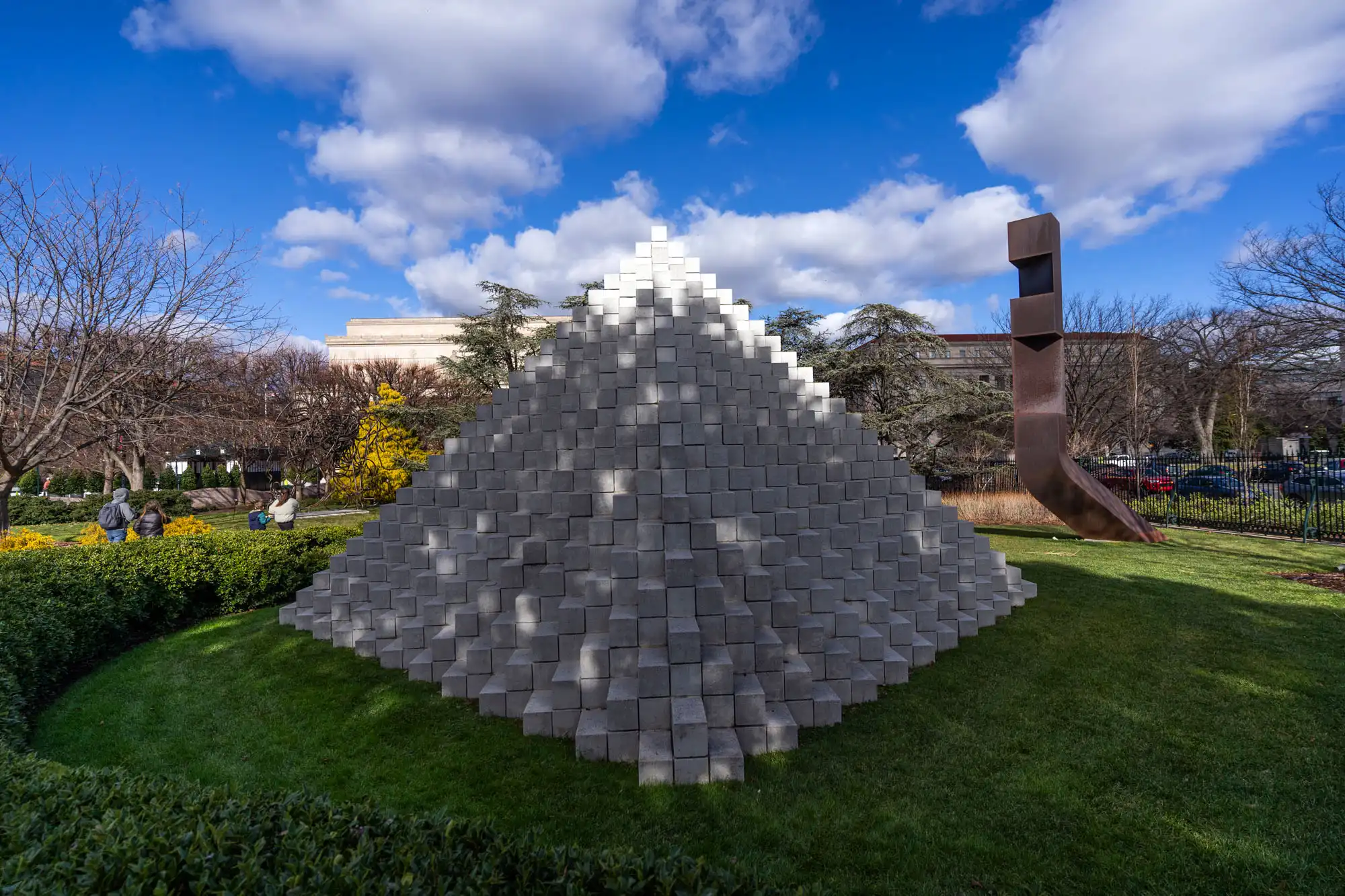 Four-Sided Pyramid by Sol LeWitt Sculpture Park