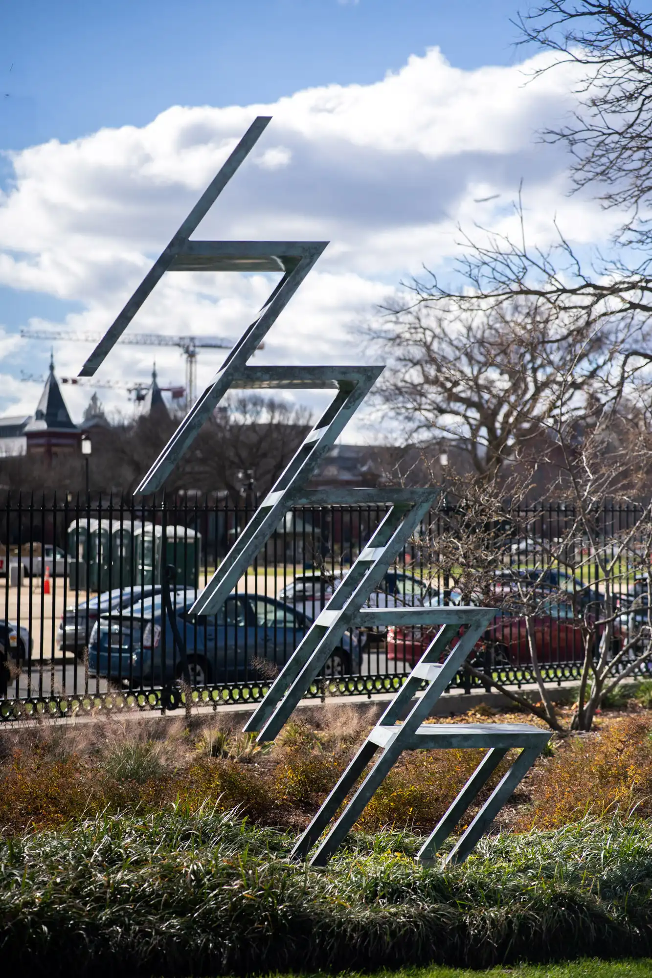Chair sculpture by Lucas Samaras