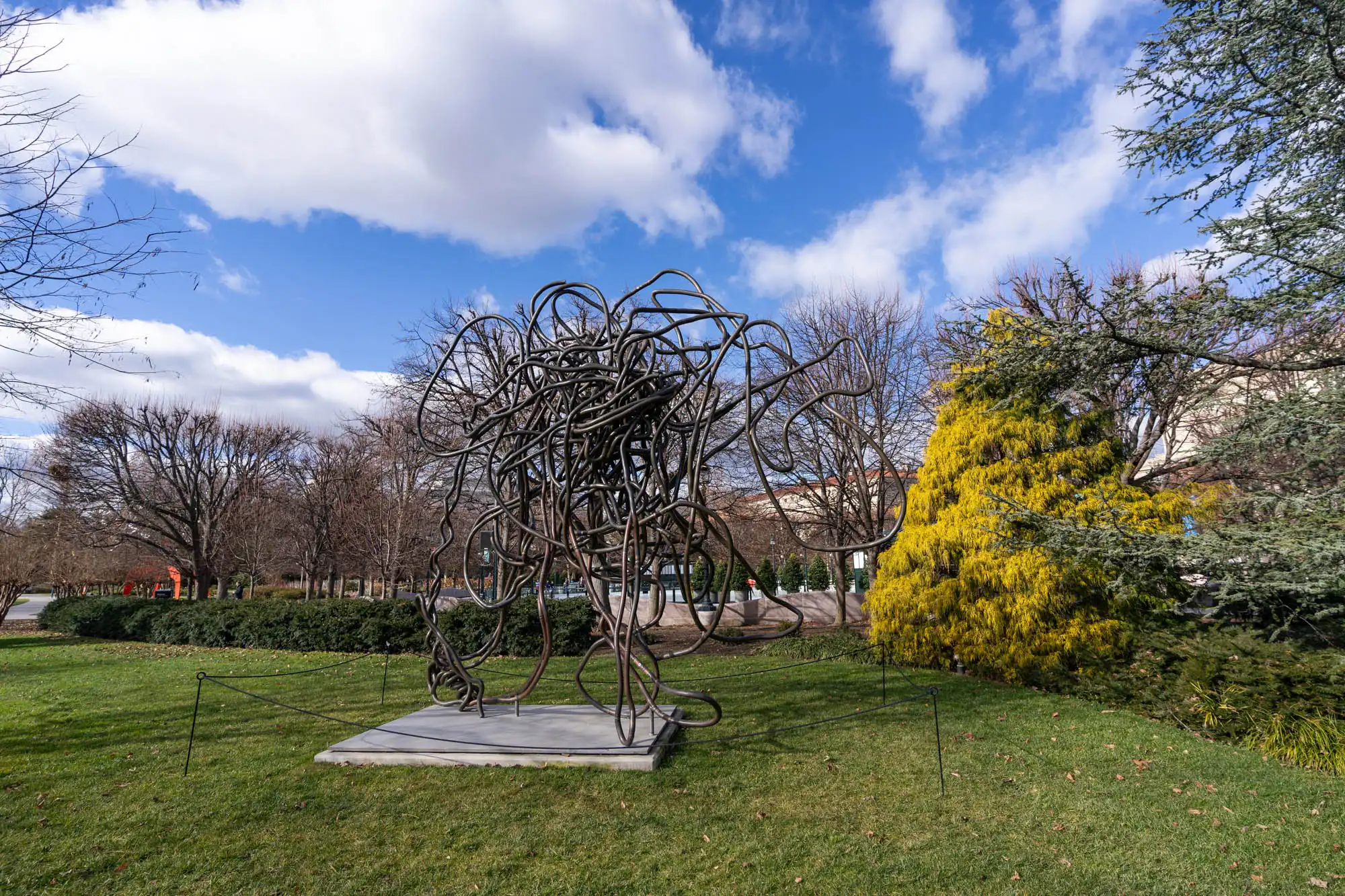 Sculpture Garden view