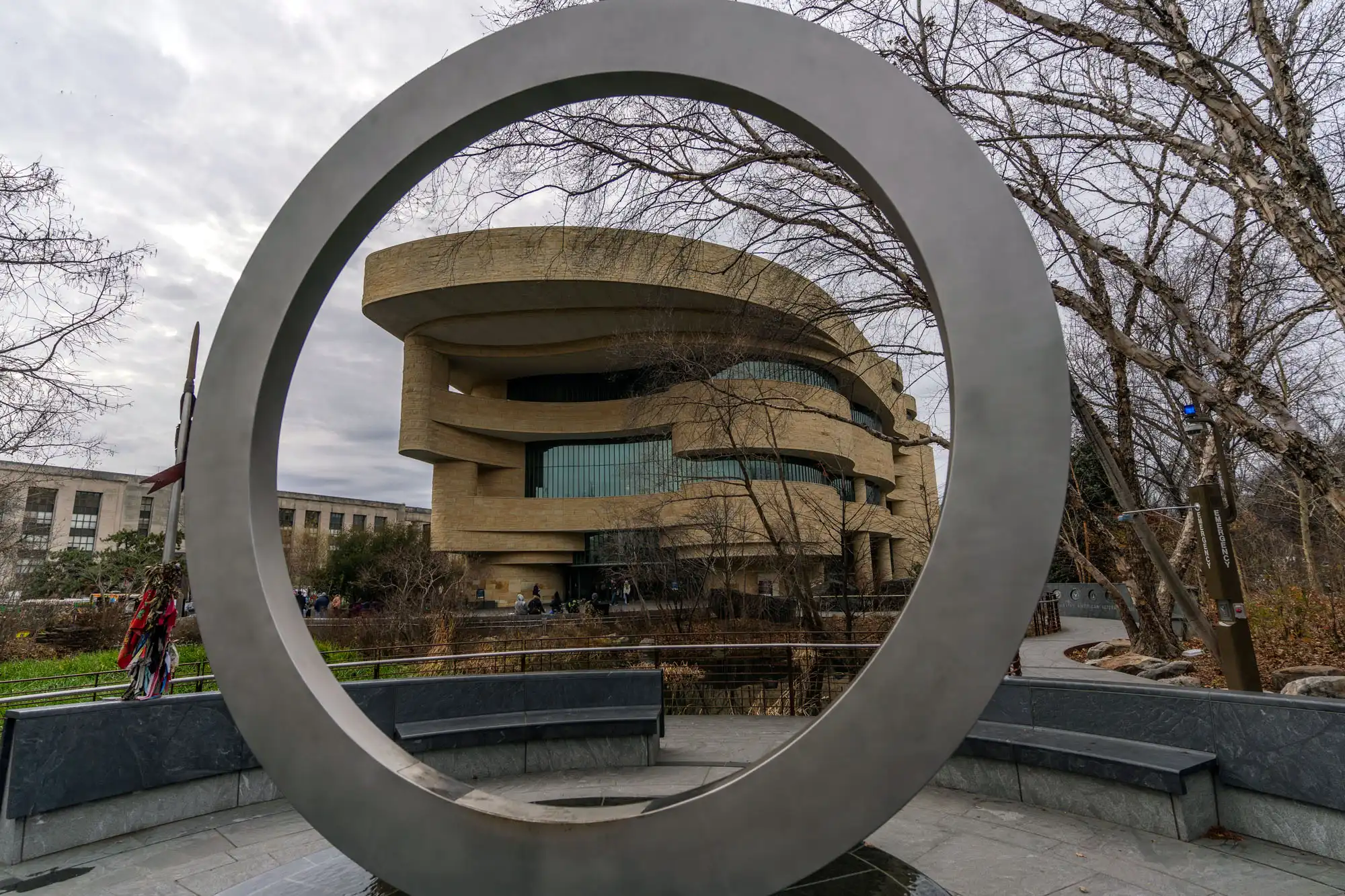 Portal at native american museum