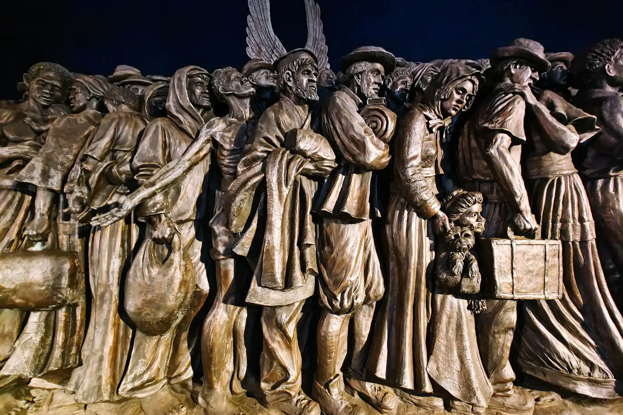 Immigration statue in Washington DC
