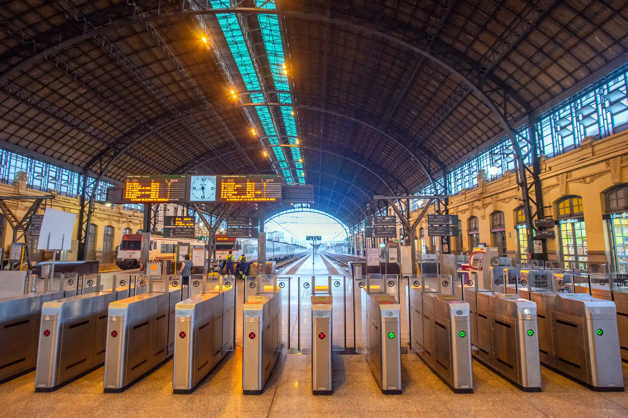 Inside Valencia Train Station